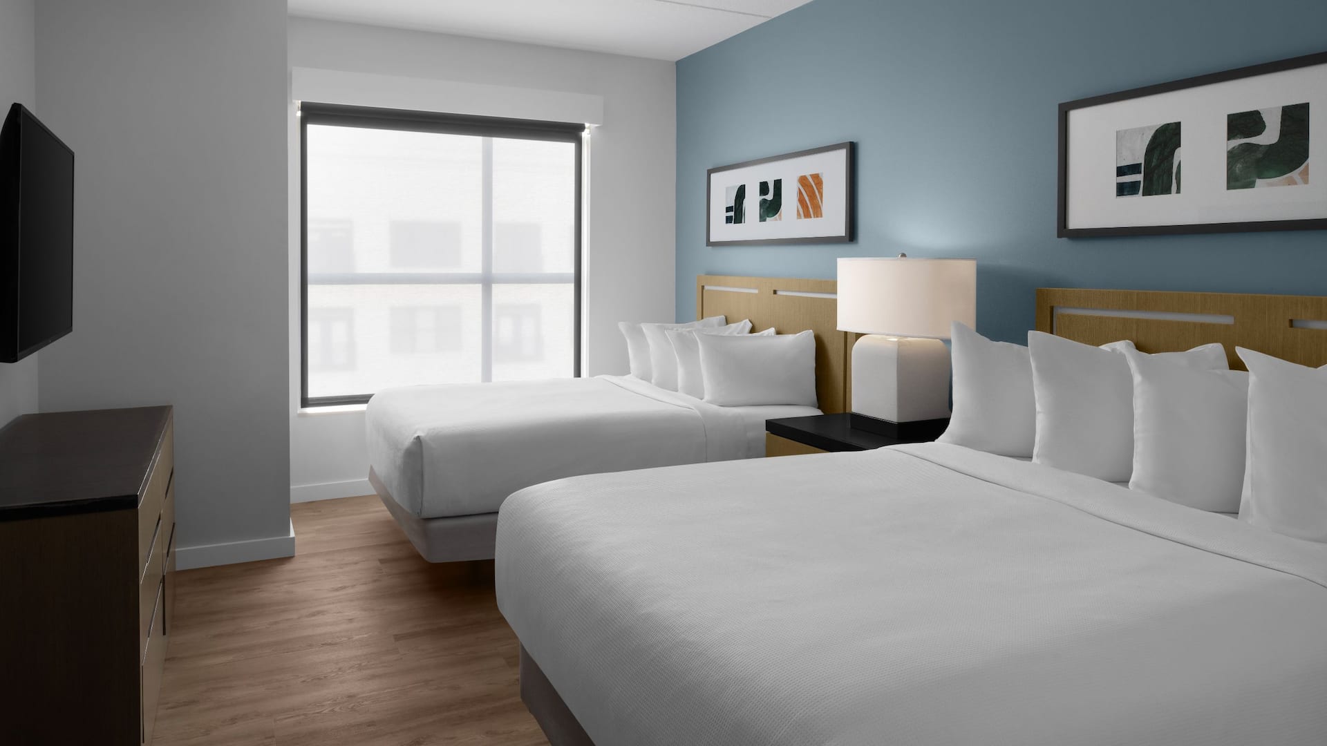 2 of 3 Hyatt House Raleigh North Hills Accessible Two Bedroom Trio Suite Two Queen