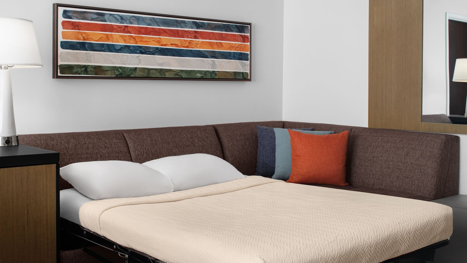 4 of 7 Hyatt House Raleigh North Hills Sleeper Couch