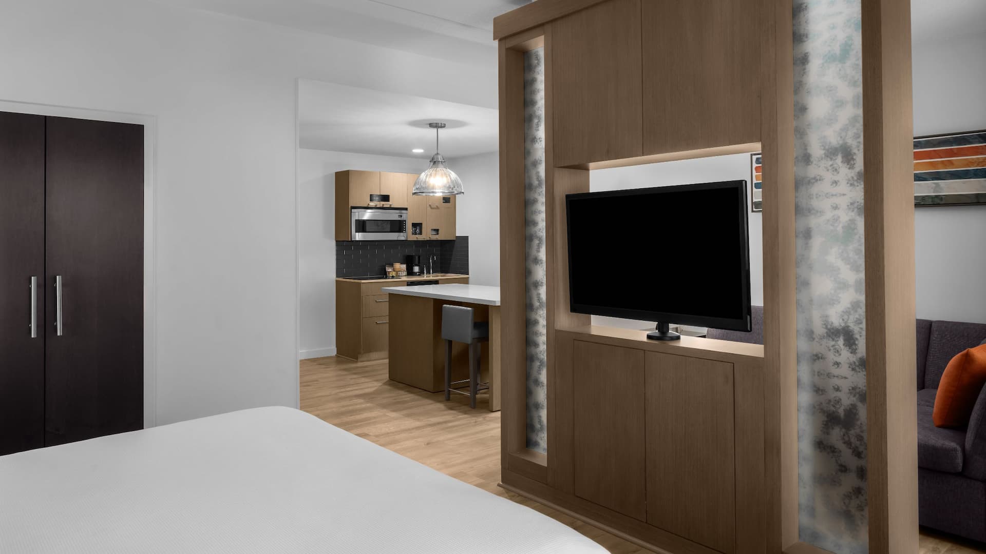 5 of 7 Hyatt House Raleigh North Hills King Suite