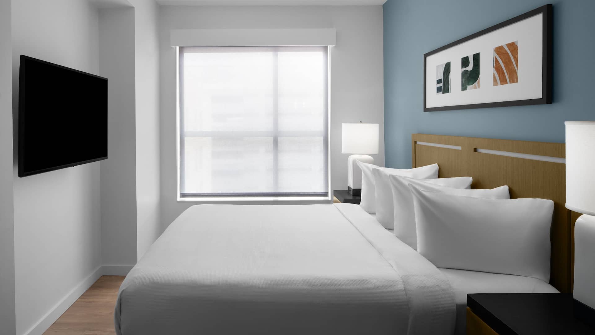 Hyatt House Raleigh North Hills One Bedroom King Suite Bedroom