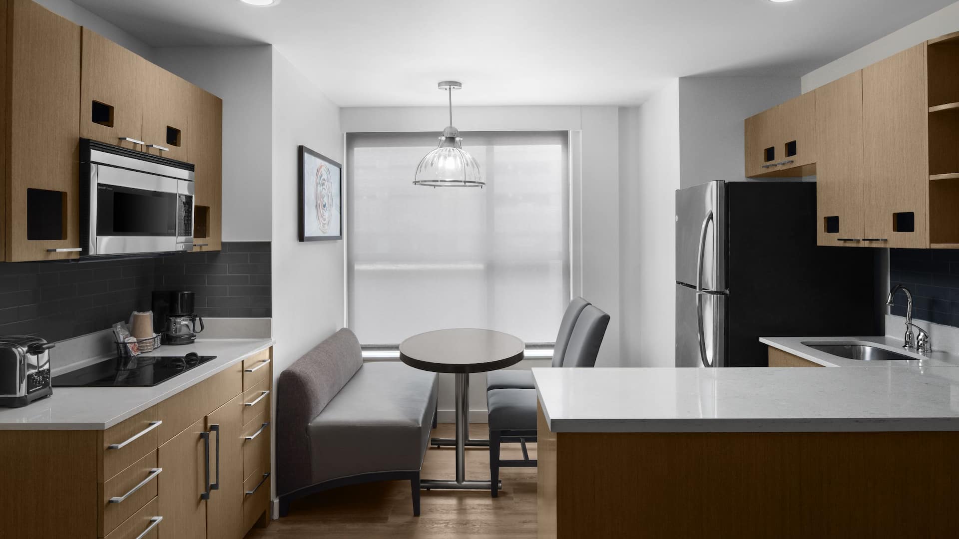 Hyatt House Raleigh North Hills Two Bedroom King Suite Kitchen