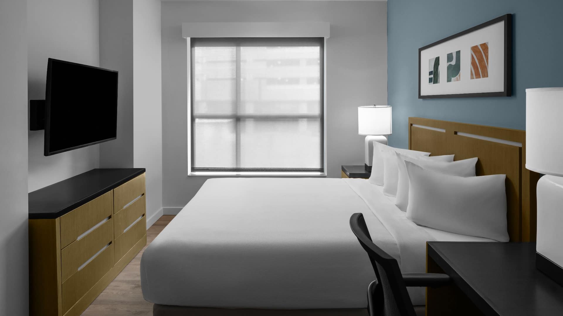 2 of 4 Hyatt House Raleigh North Hills Two Bedroom King Suite Bedroom