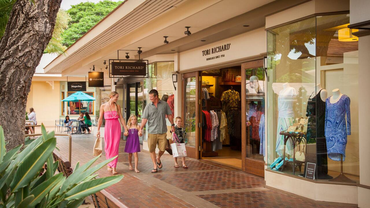 Enjoy a day of shopping at Whaler’s Village a short walk from property