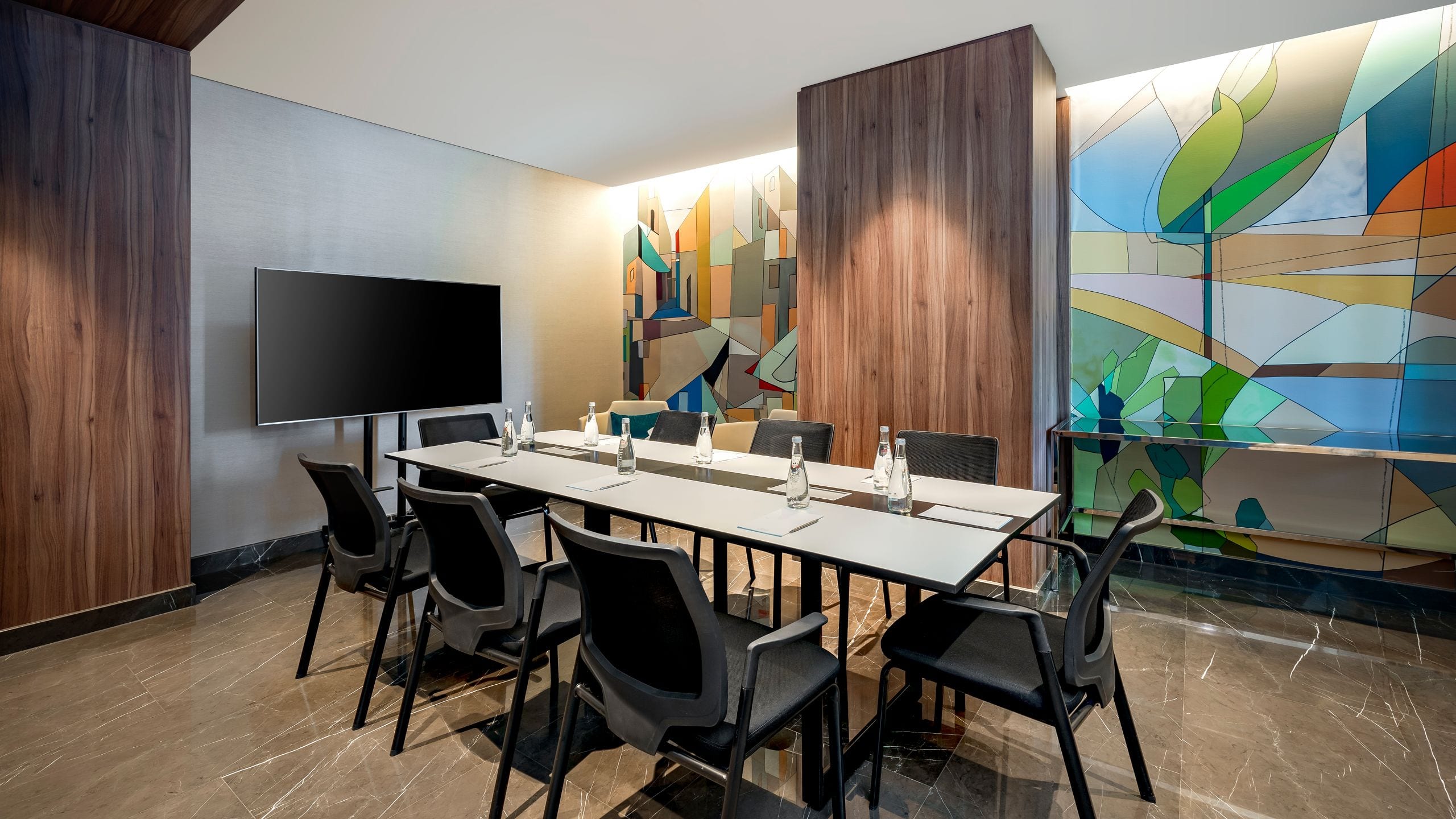 Hyatt Centric Jumeirah Dubai Business Center Meeting Room Angle