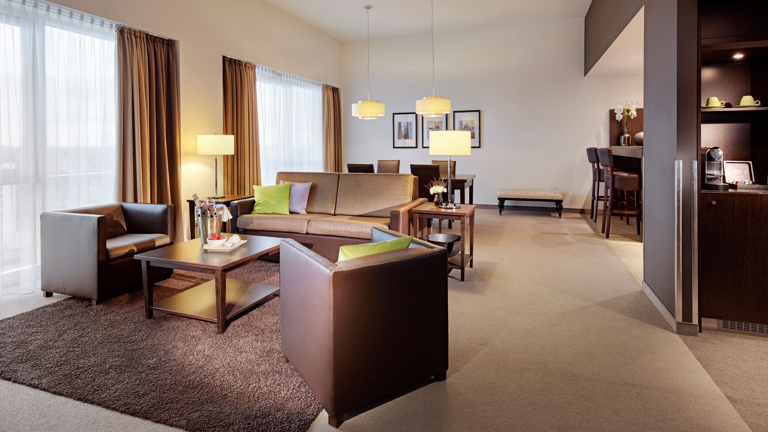 Lindner WTC Hotel & City Lounge Antwerp One Bedroom Suite City View Overview