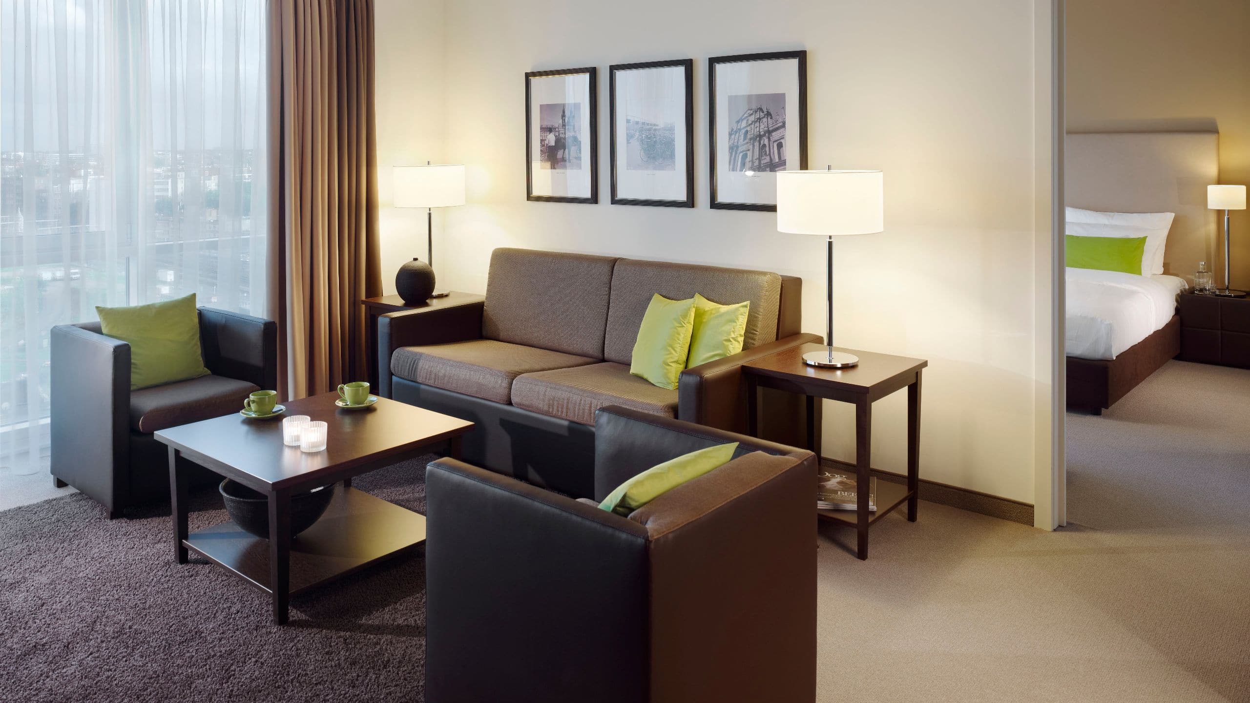 Lindner WTC Hotel & City Lounge Antwerp One Bedroom Suite City View
