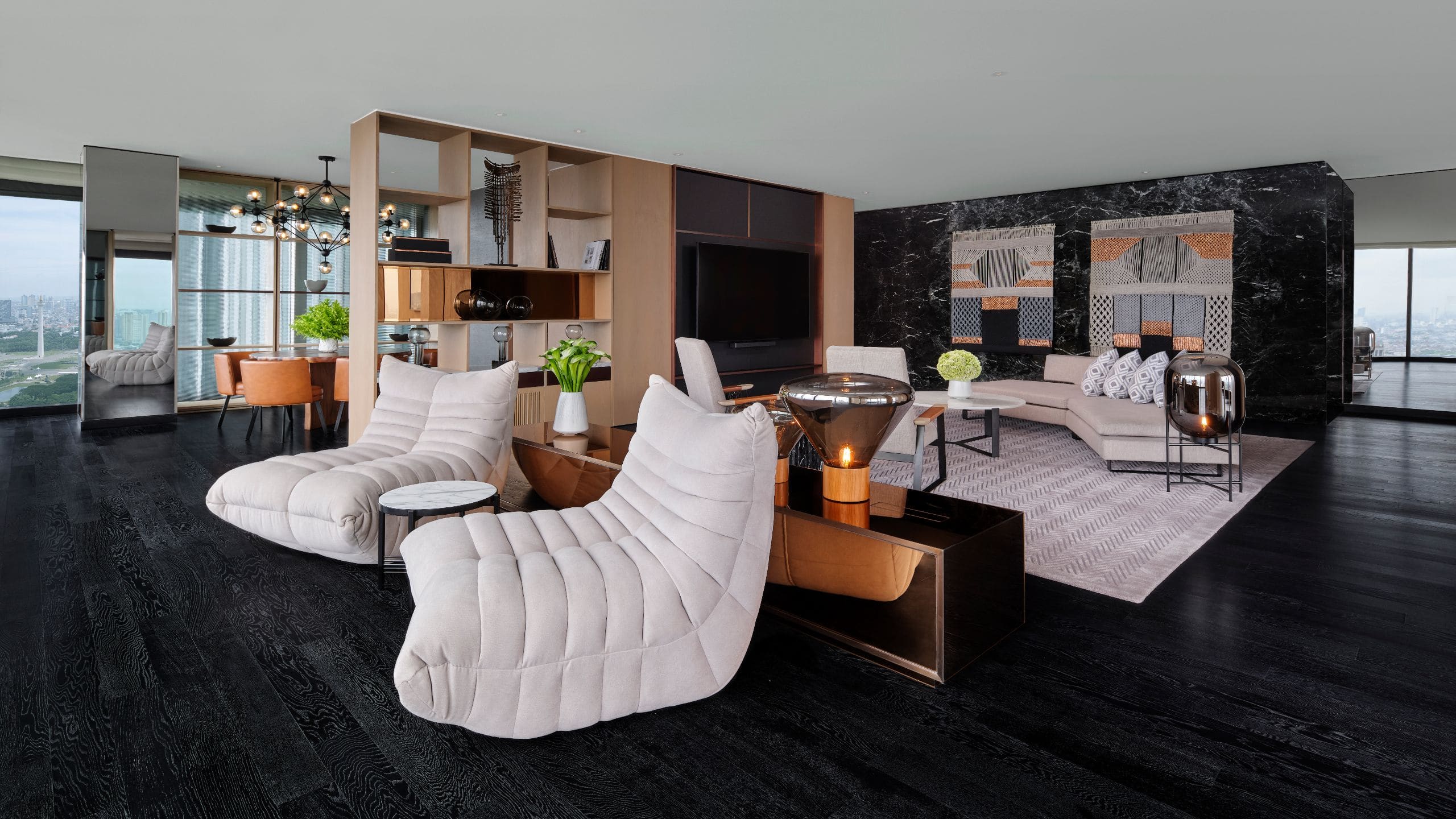 Park Hyatt Jakarta Diplomat Suite Living Room Chairs