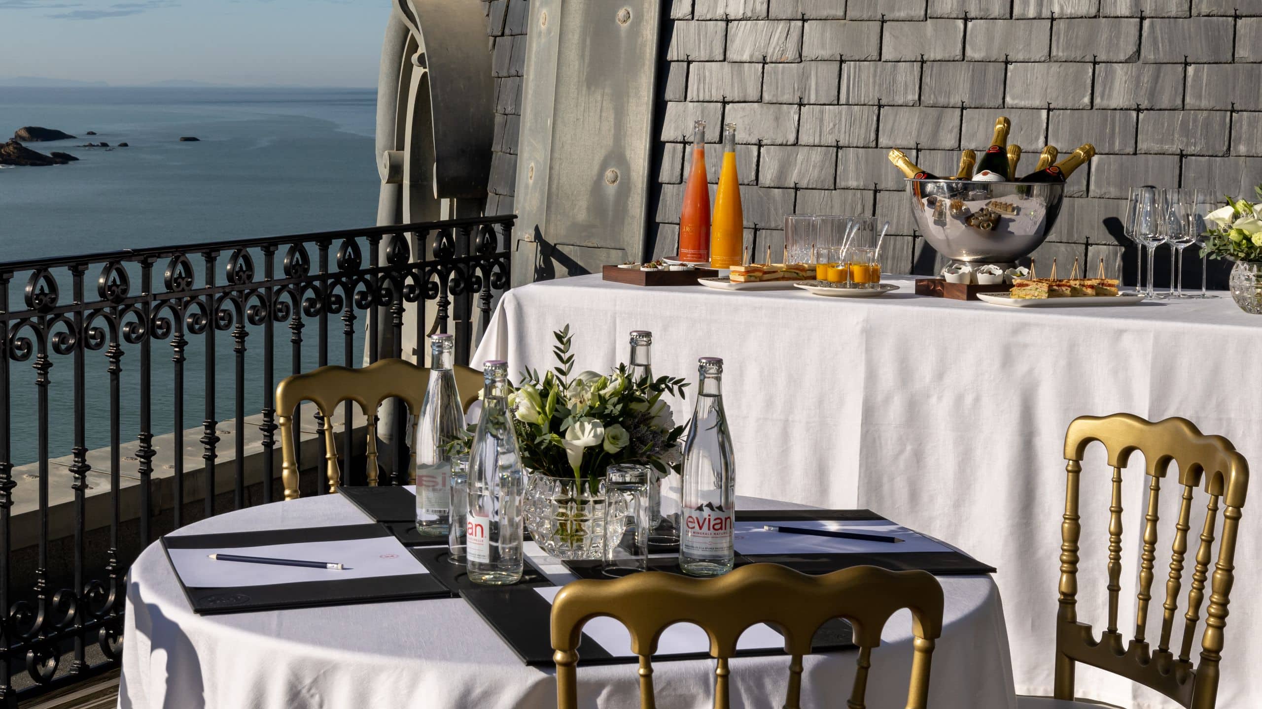 1 of 4 Hôtel du Palais Biarritz Rooftop Meeting Table