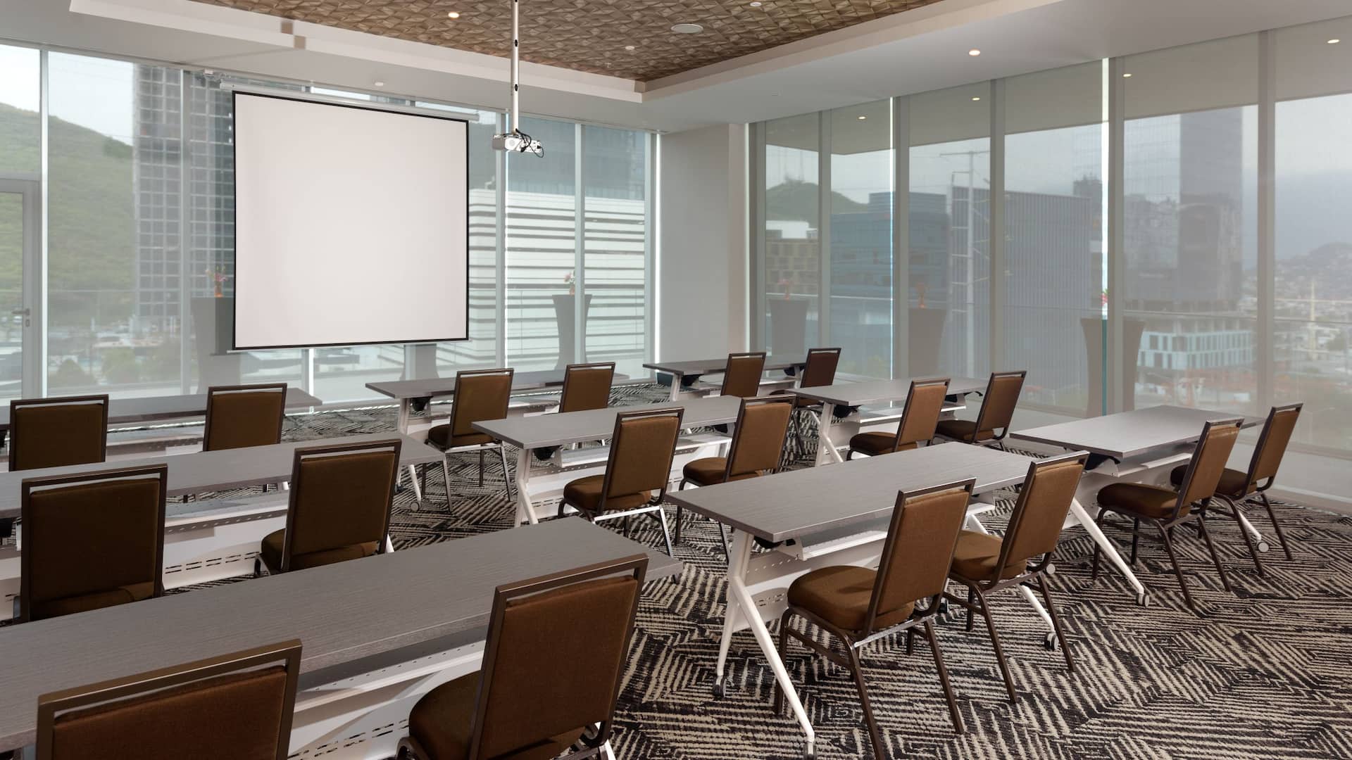 Hyatt Place Monterrey Valle Classroom Seating Setup