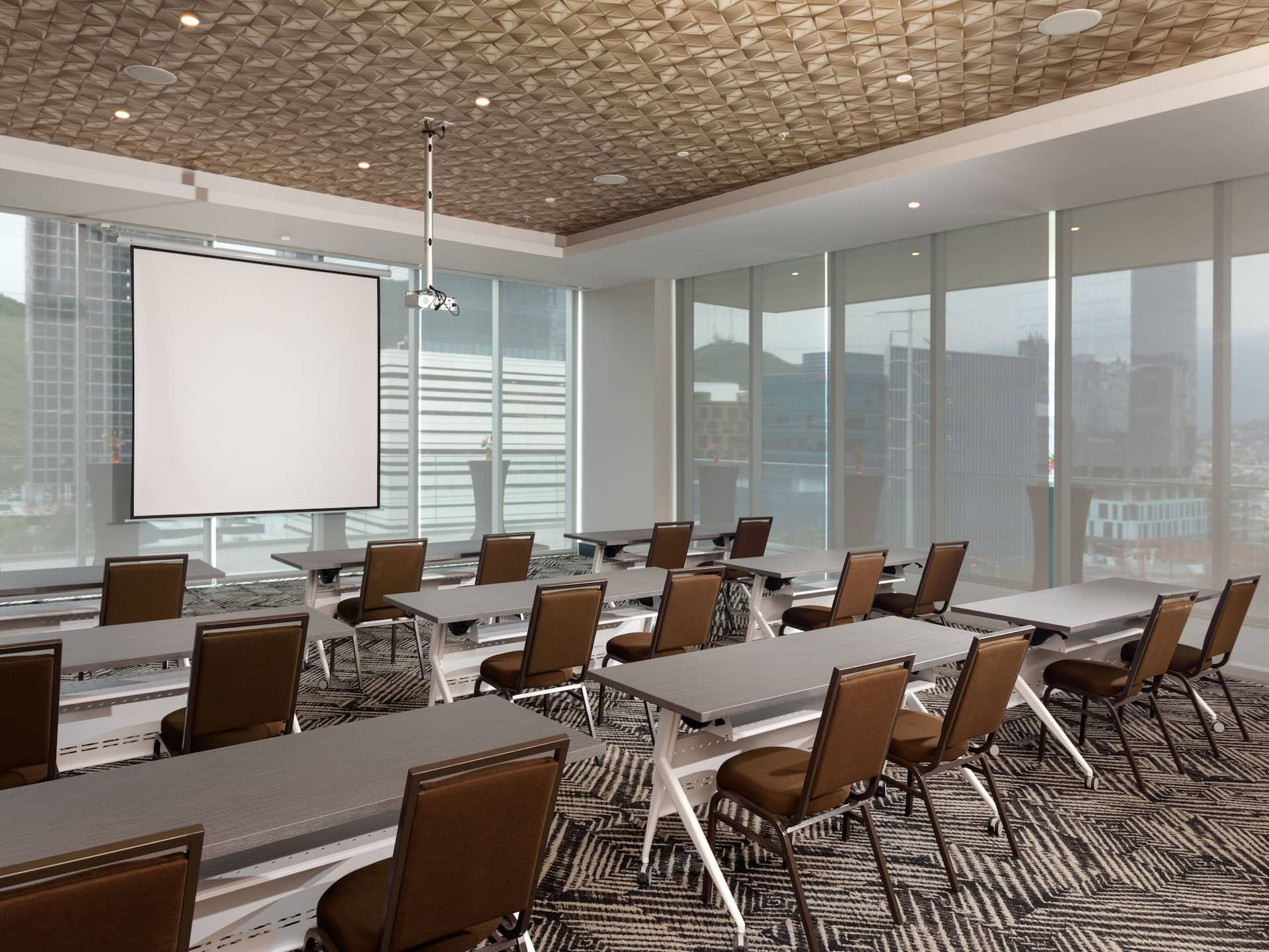 Hyatt Place Monterrey Valle Classroom Seating Setup