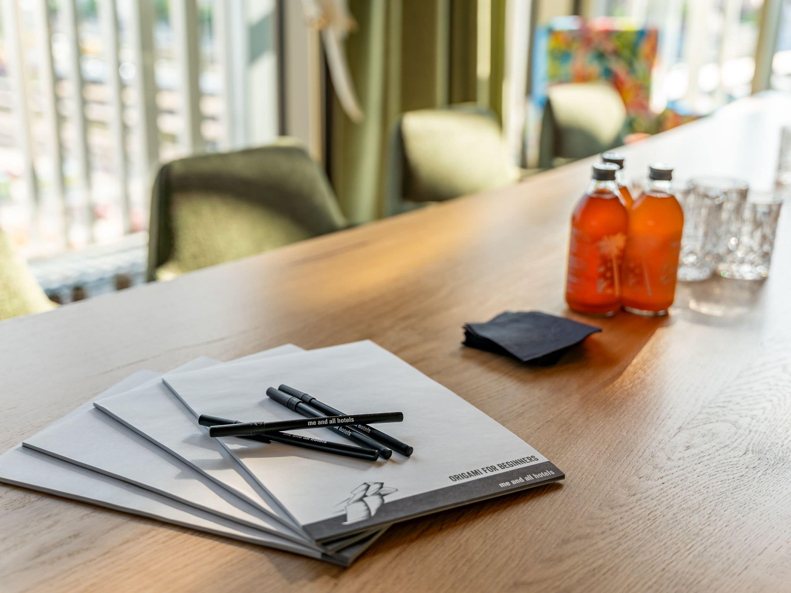 Close-up of the professionally equipped meeting room at Me and All Hotel Ulm.