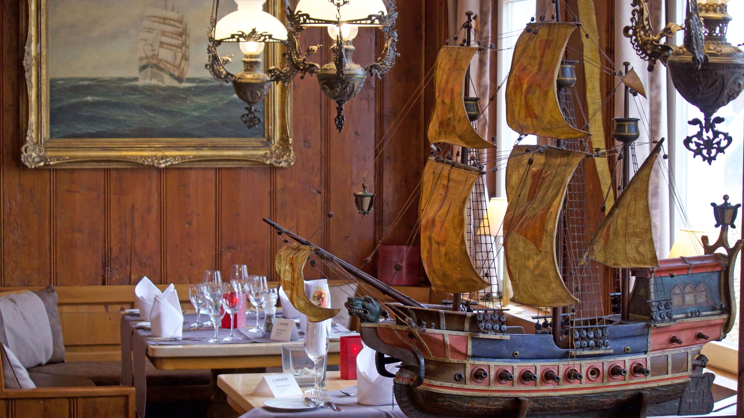 Lindner Strand Hotel Windrose Restaurant Admirals Stuben