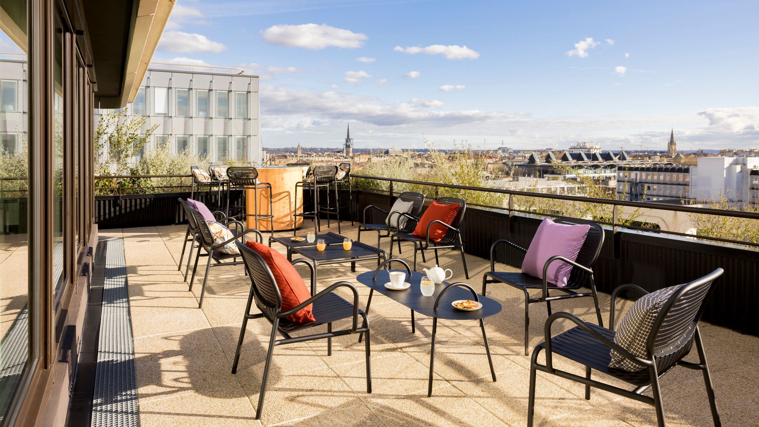FirstName Bordeaux Chairs And Tables On Balcony Jerome Galland