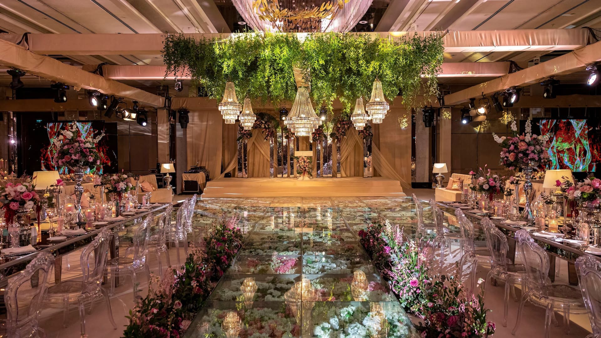 Hyatt Regency Istanbul Ataköy Wedding Reception Regency Ballroom Setup
