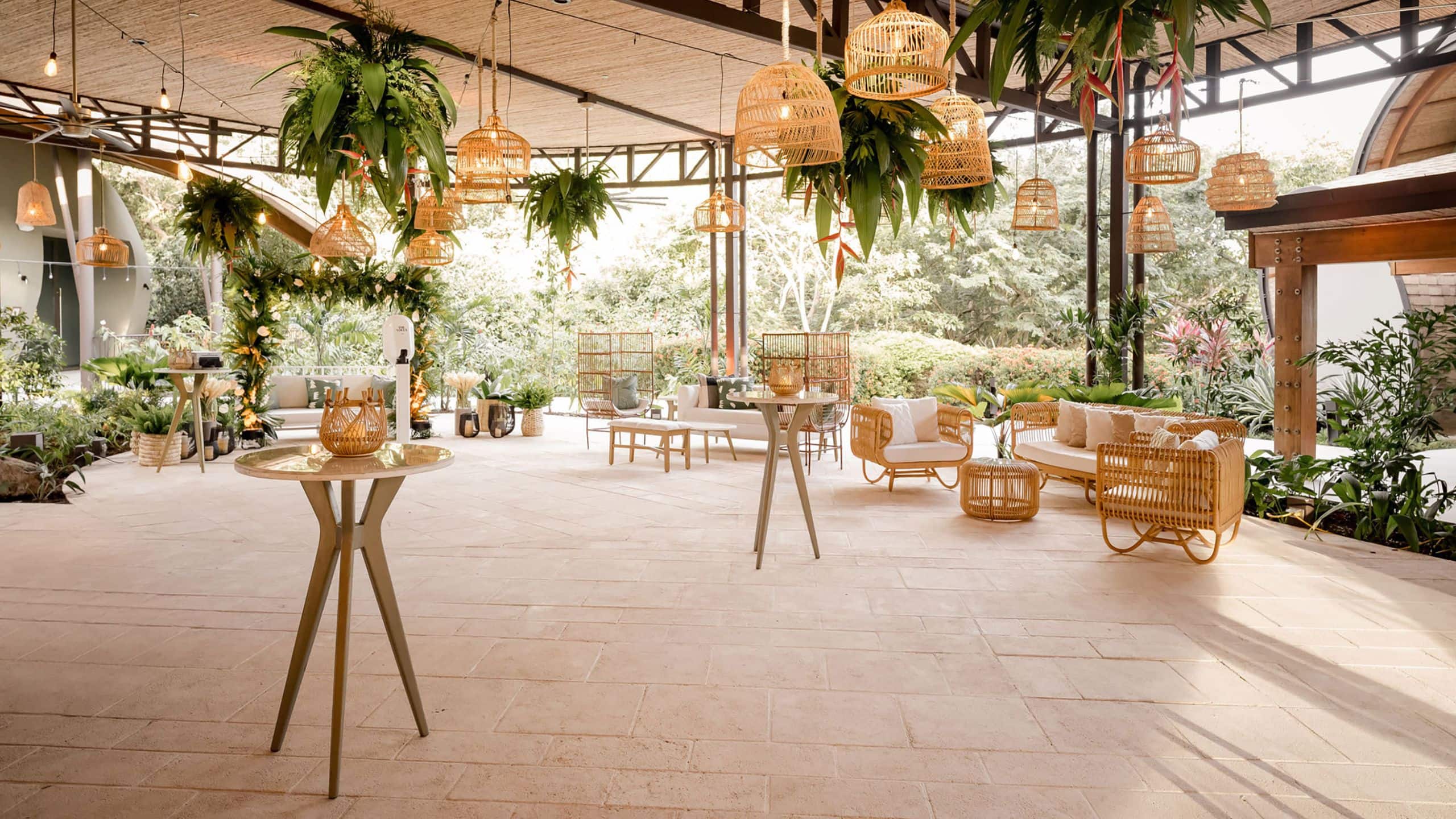 Andaz Costa Rica Resort at Peninsula Papagayo Patio Full Setup