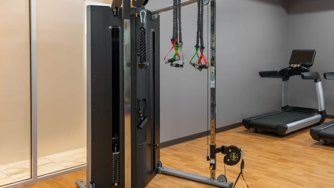 Fitness Center Workout Machine