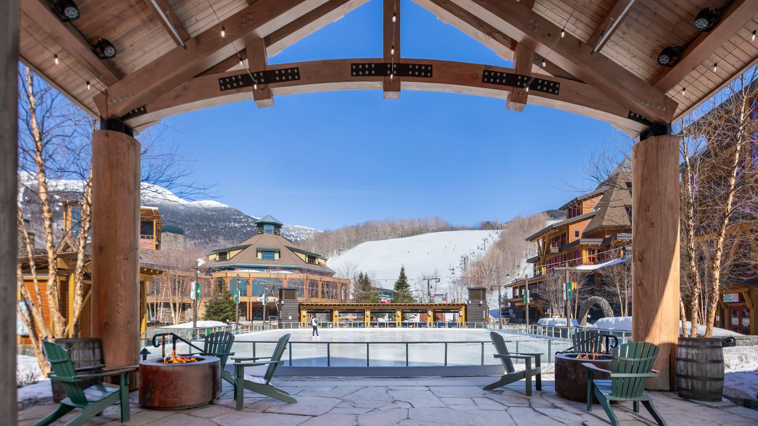 The Lodge at Spruce Peak The Whistlepig Pavilion View