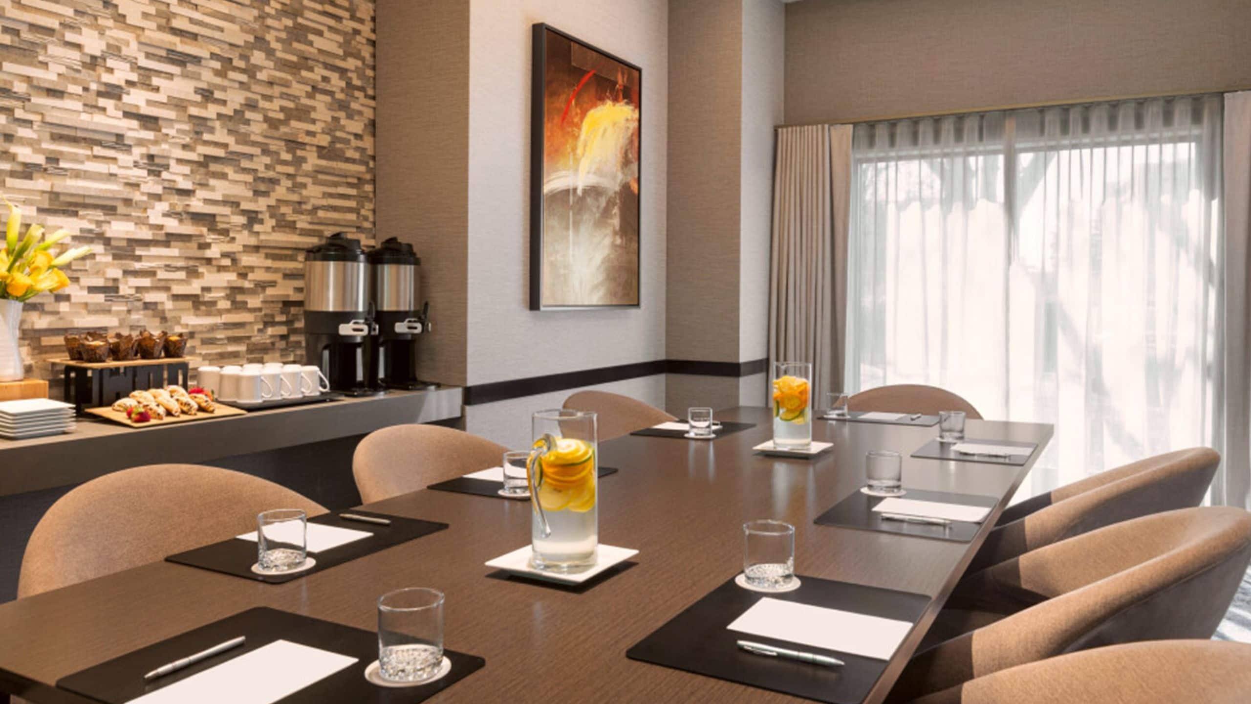 Hyatt Centric Santa Clara Silicon Valley Sierra Boardroom