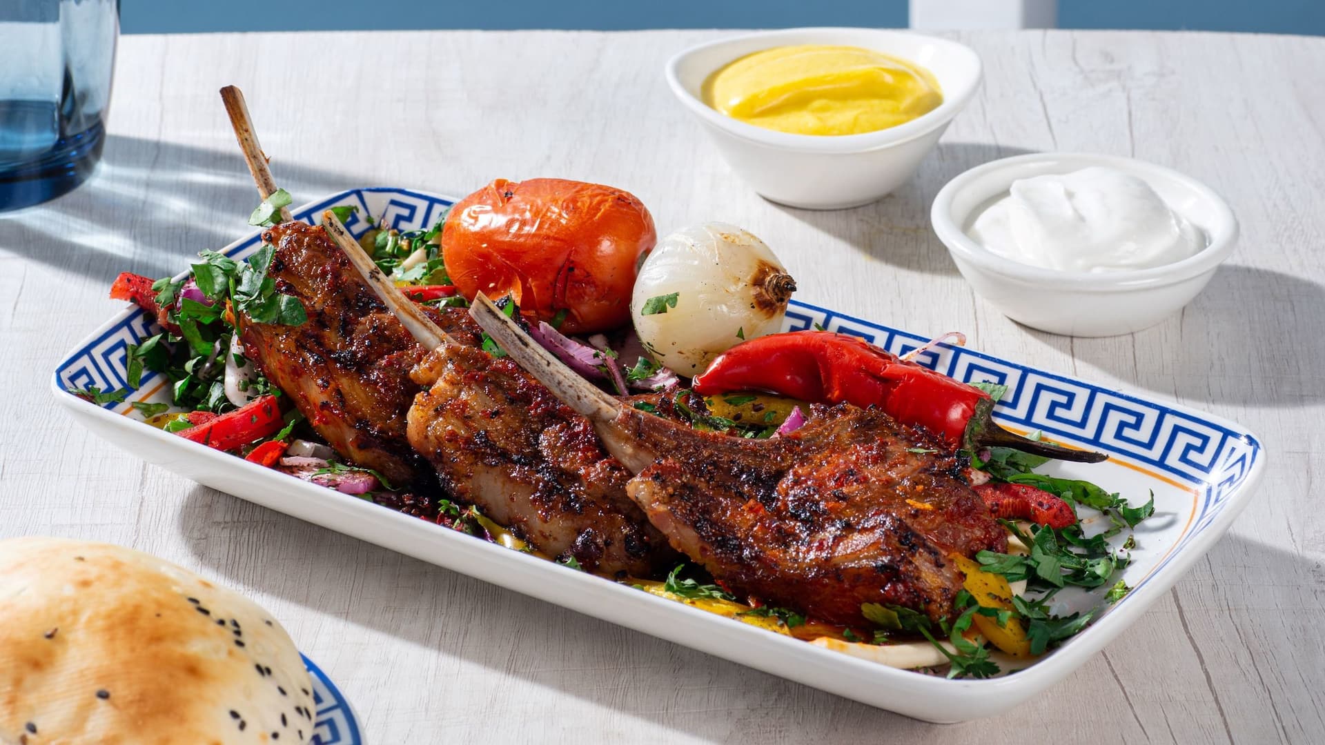 Hyatt Regency Delhi Syrah Lamb Chops