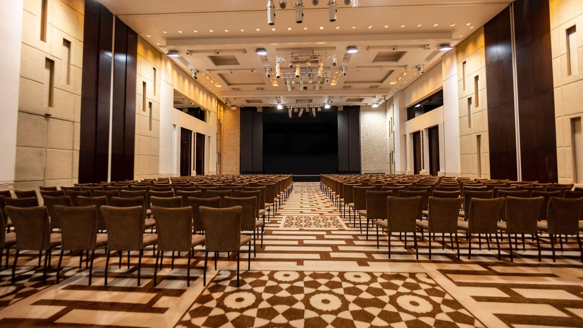 2 of 3 Hyatt Regency Dushanbe Ballroom Meeting Theater Setup