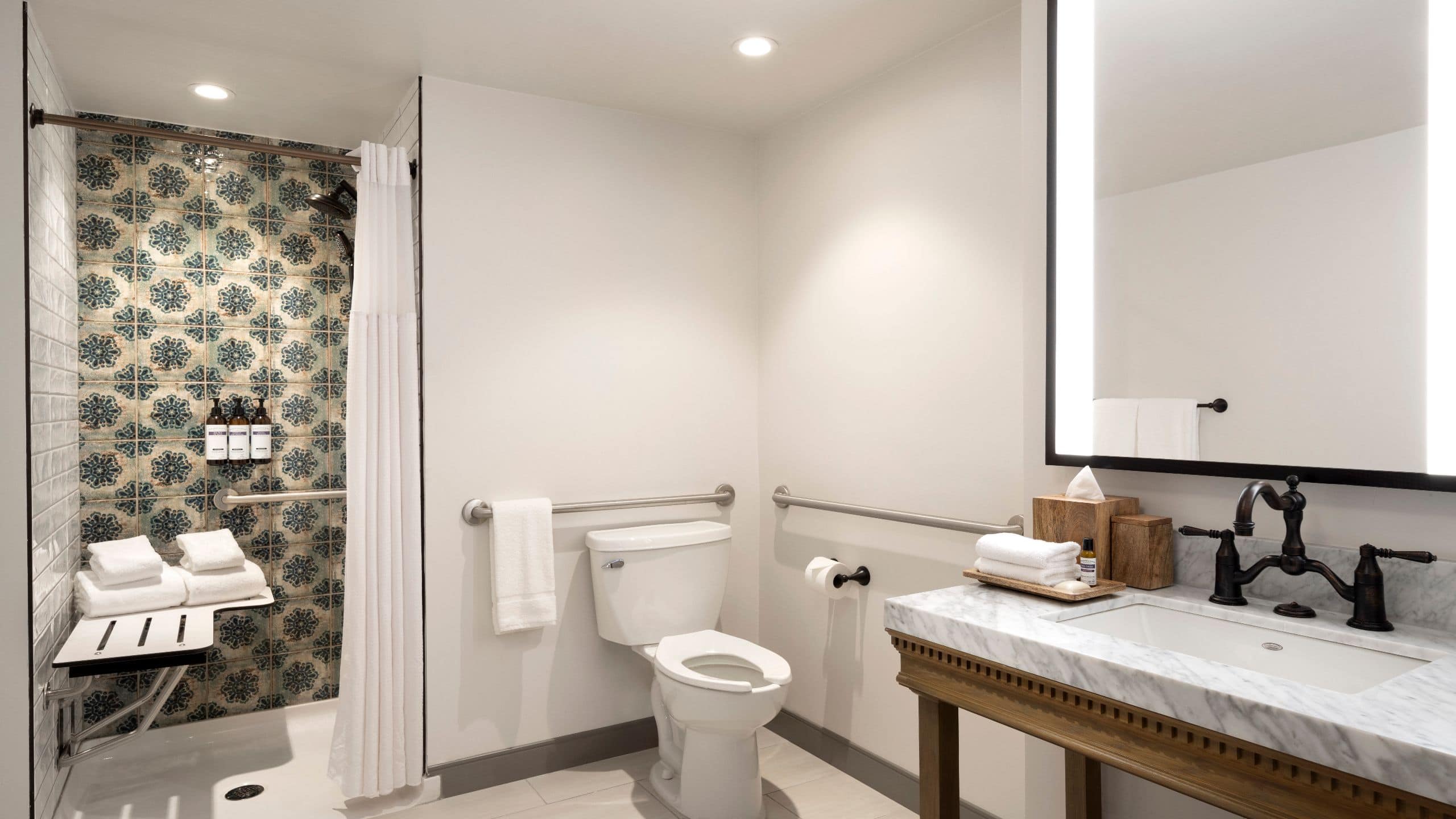 Hyatt Regency Hill Country Resort and Spa Accessible Bathroom Shower