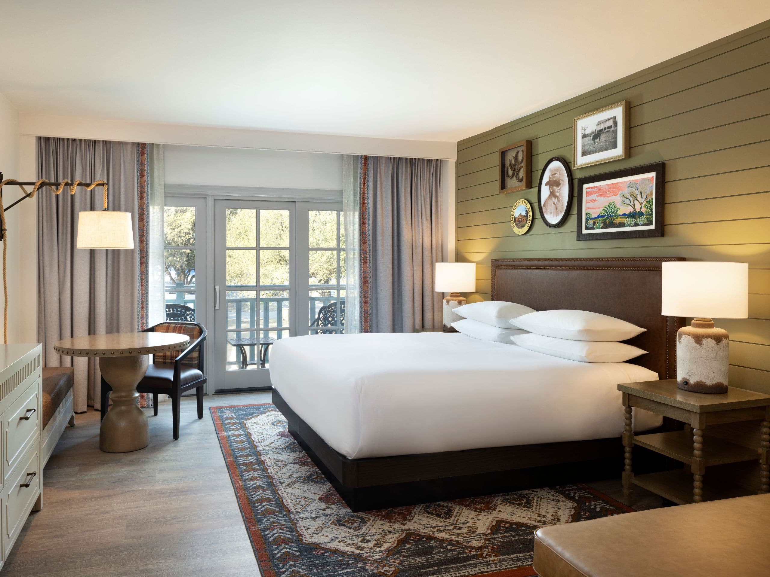 Hyatt Regency Hill Country Resort and Spa King Guestroom Bed Balcony
