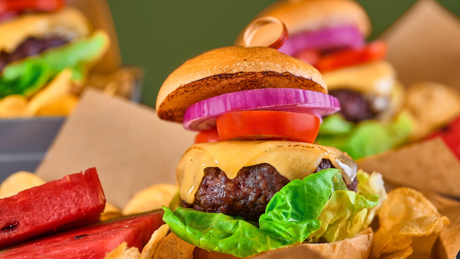 Global Cheeseburger Bento Box Detail
