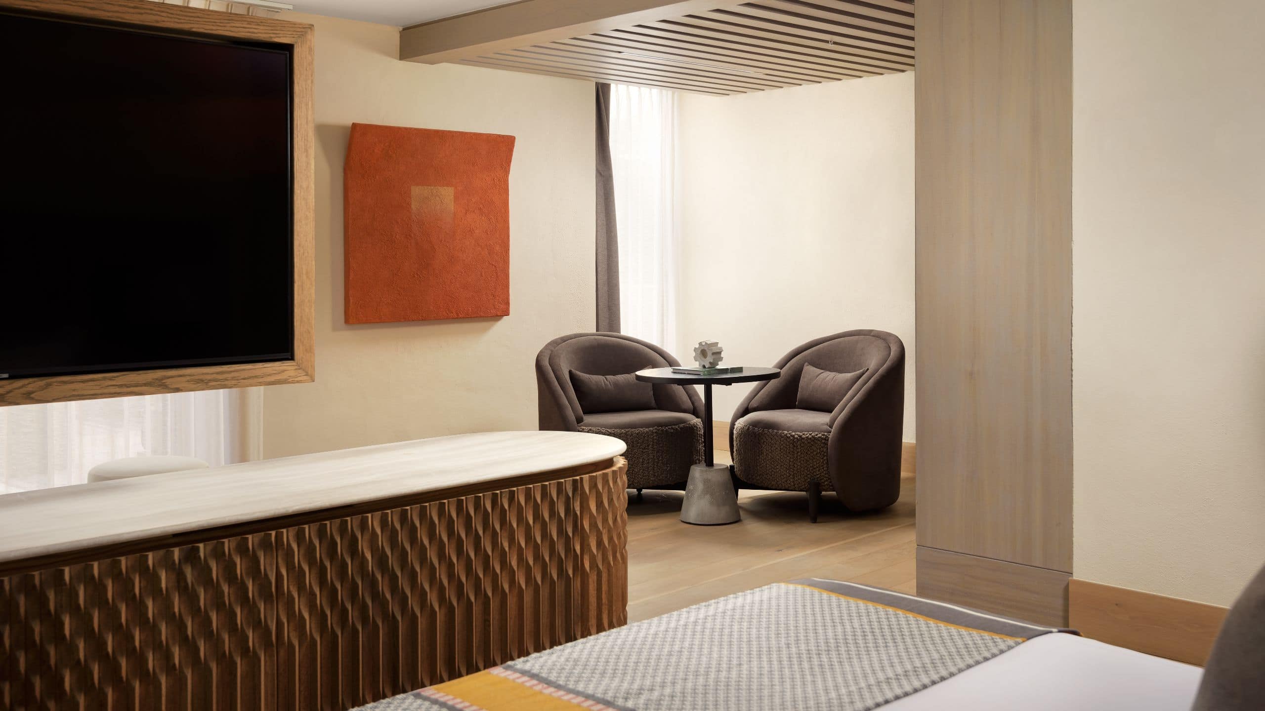 Numu Boutique Hotel San Miguel de Allende Presidential Suite Living Area Chairs