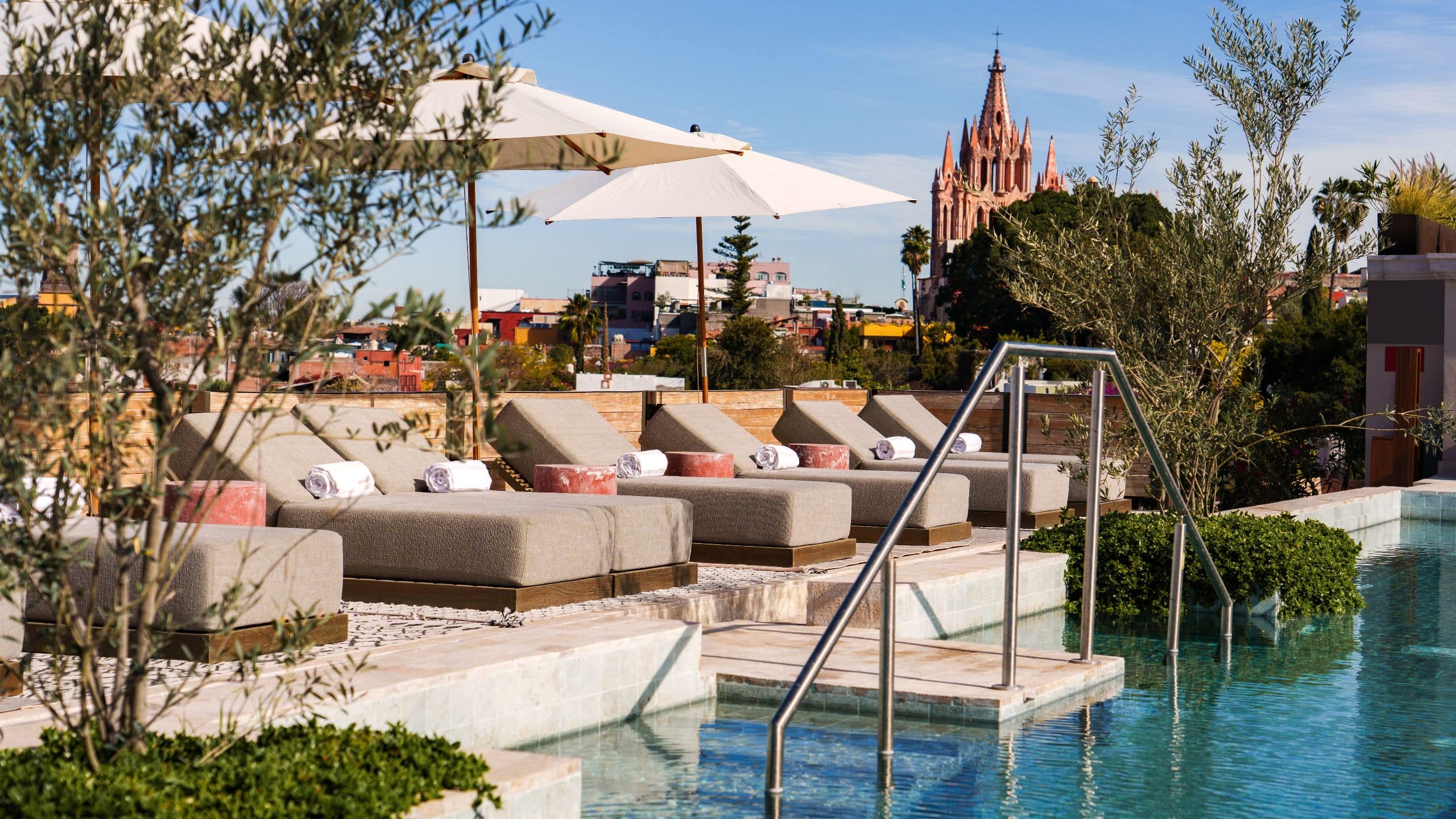 Numu Boutique Hotel San Miguel de Allende Rooftop Pool Detail