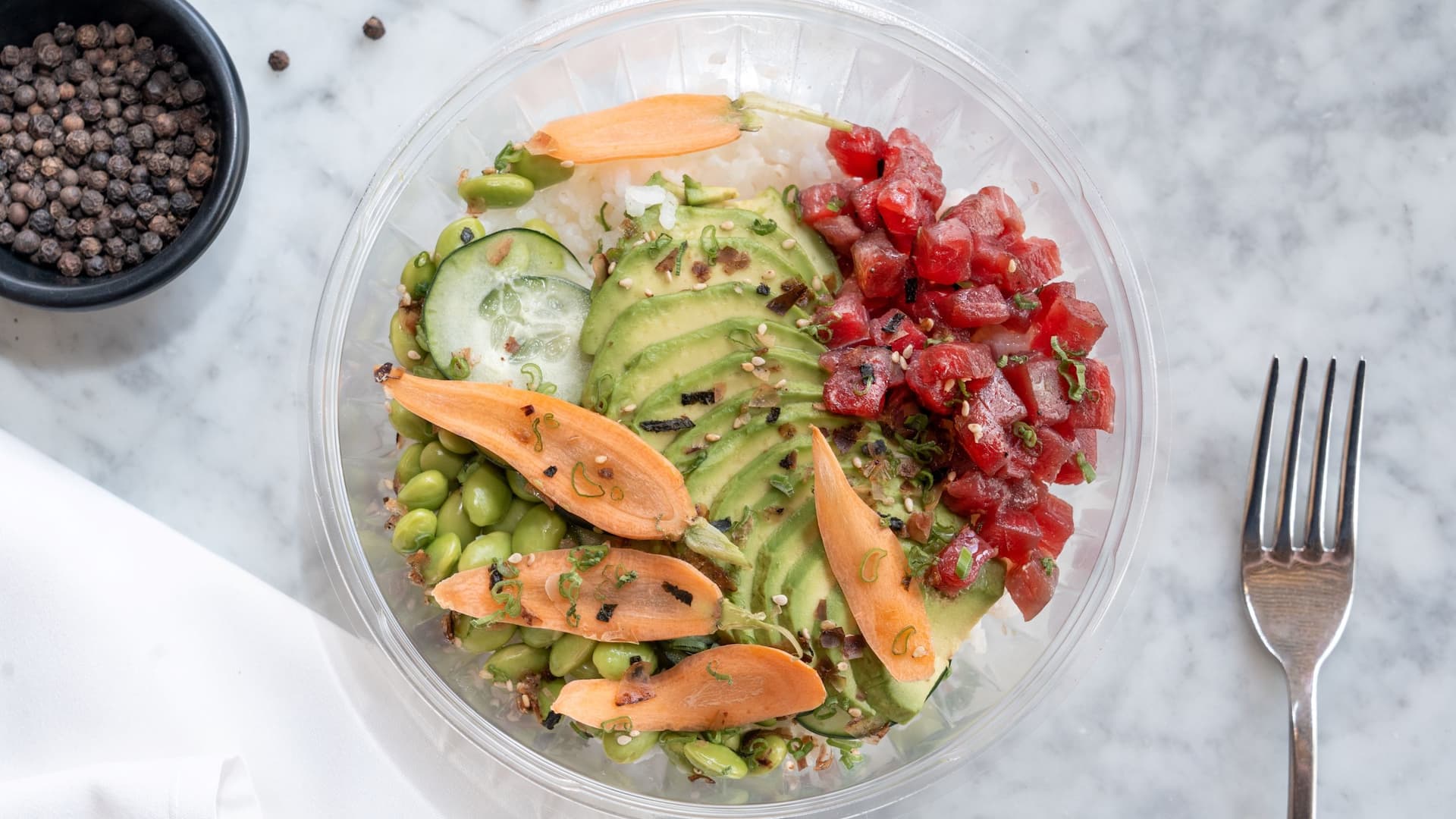 Hyatt Regency Andares Guadalajara Tuna Bowl Salad