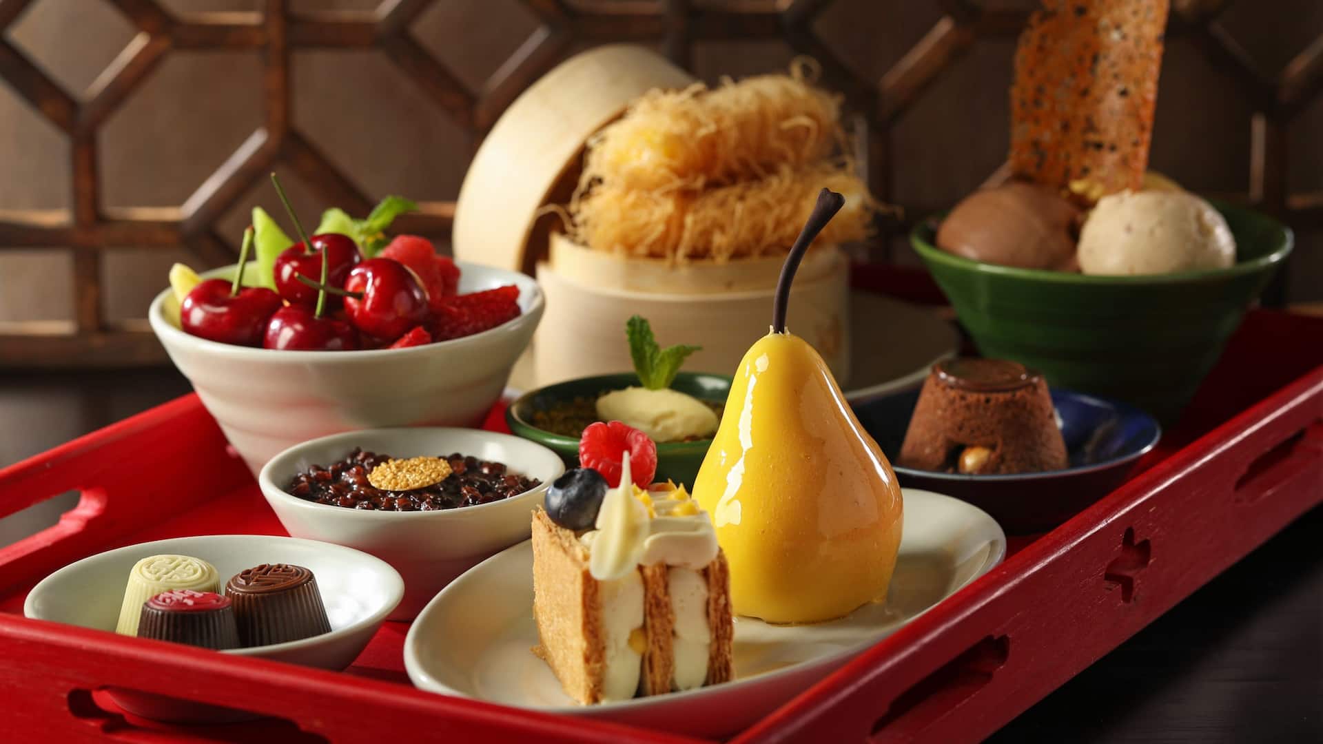 Grand Hyatt Beijing Made In China Restaurant Dessert Tray