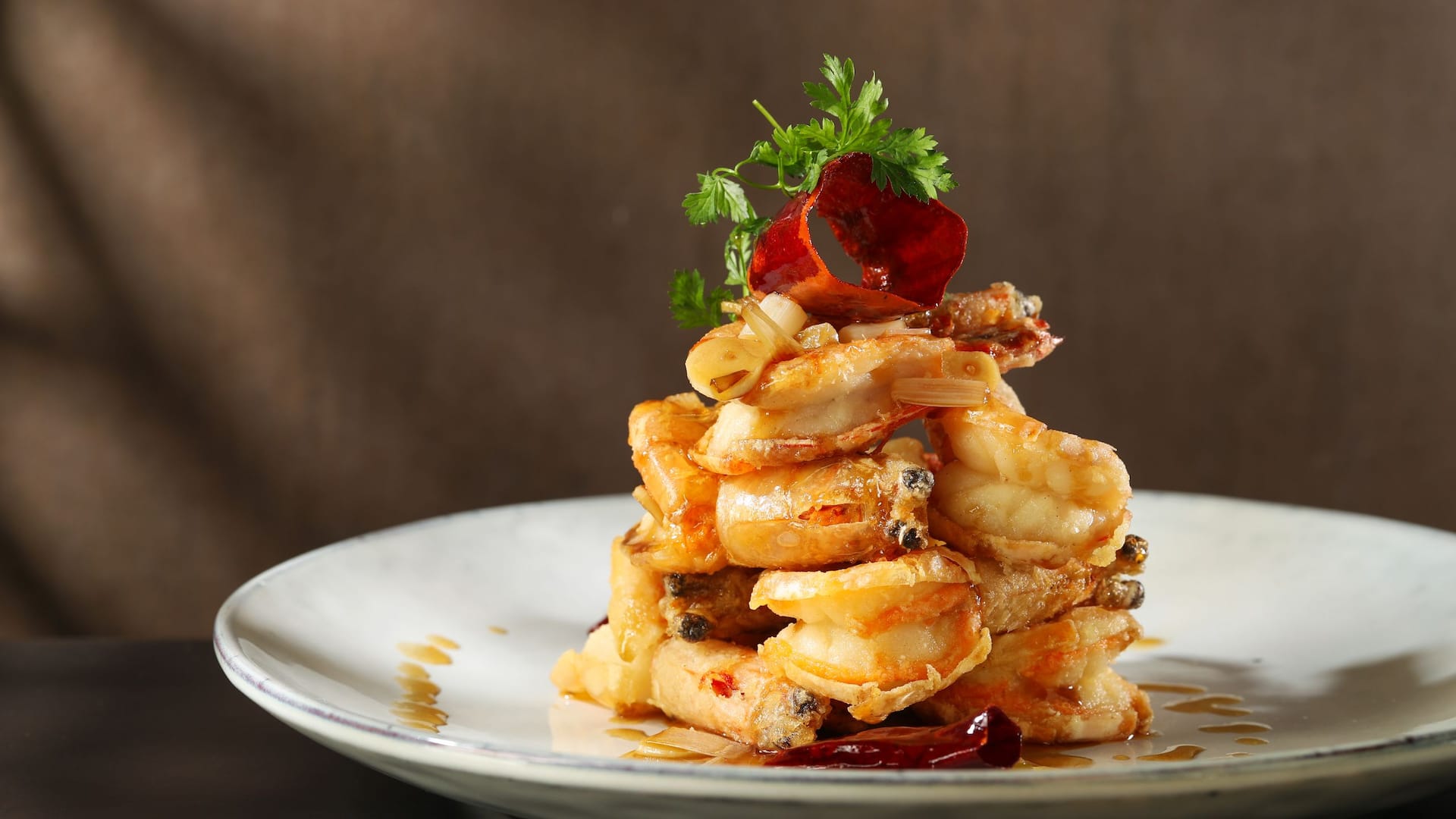 Grand Hyatt Beijing Made In China Restaurant Fried Prawns