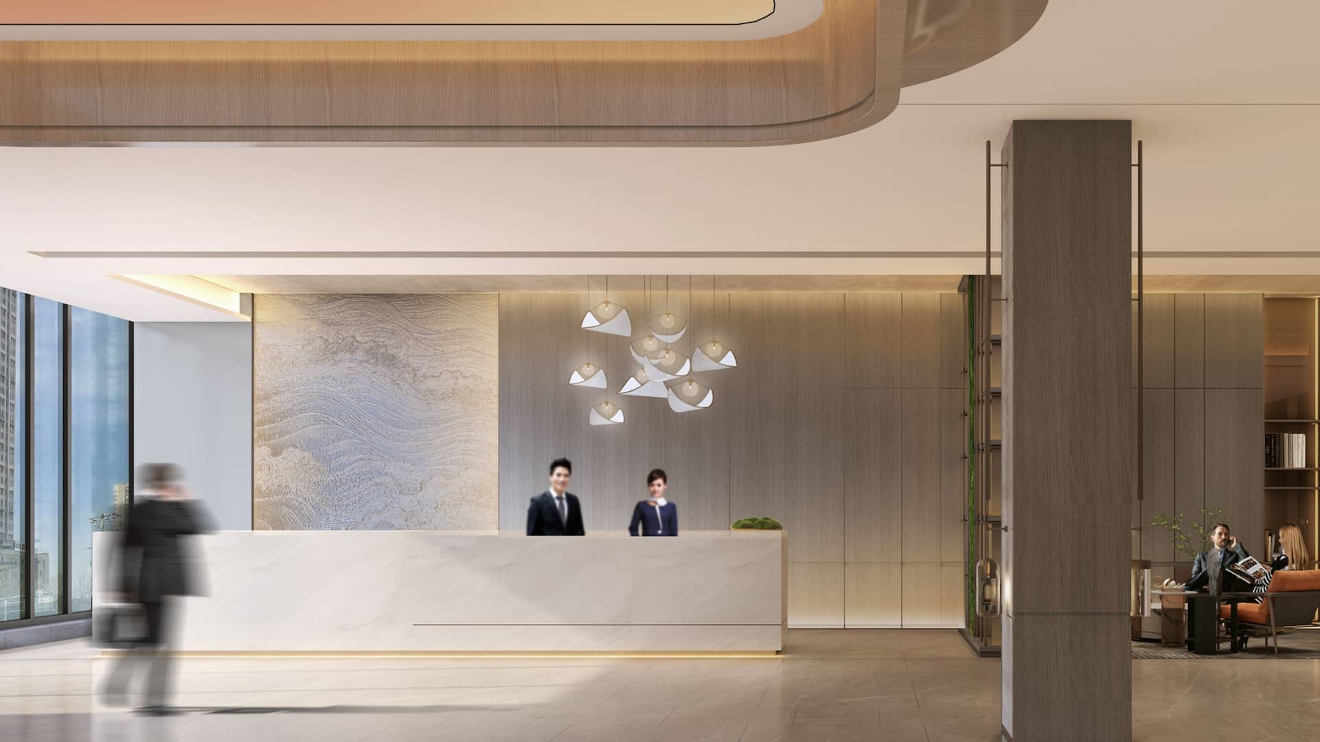 Hyatt Place Linyi People Square Lobby Front Desk