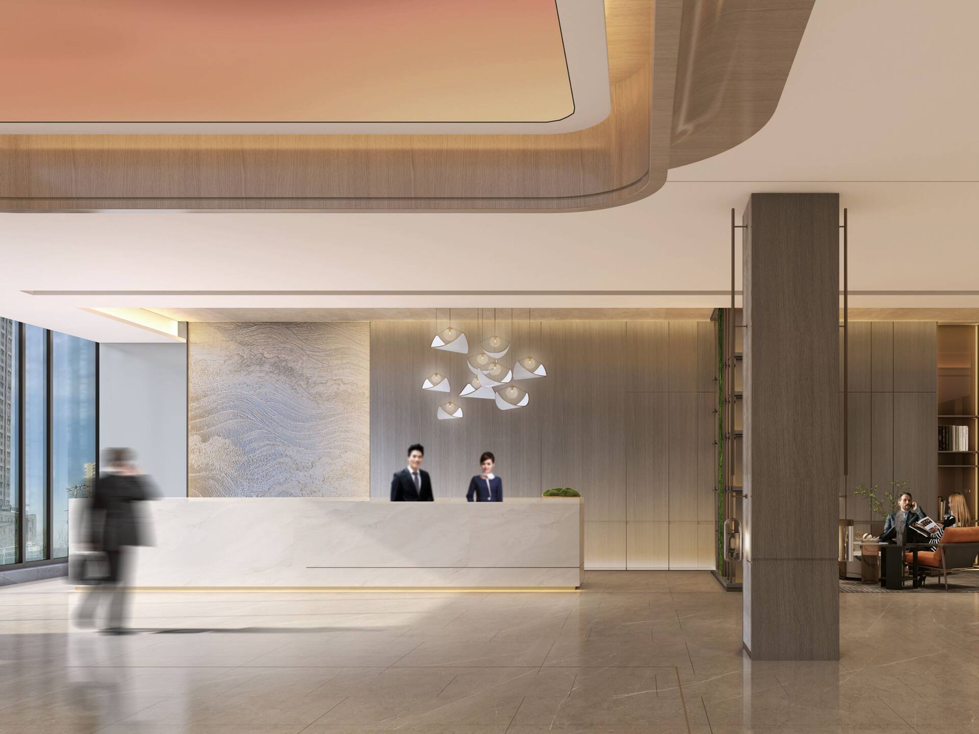 Hyatt Place Linyi People Square Lobby Front Desk
