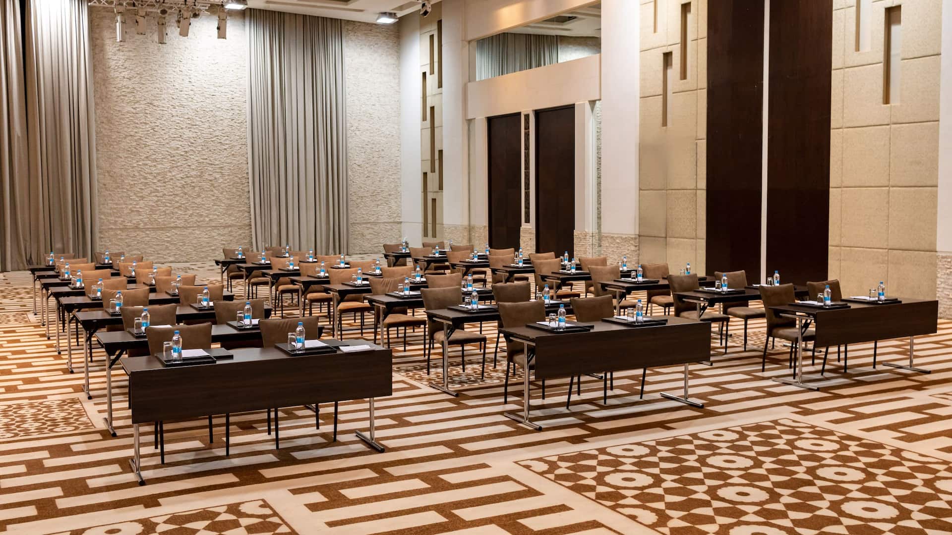3 of 3 Hyatt Regency Dushanbe Ballroom Meeting Room Classroom Setup