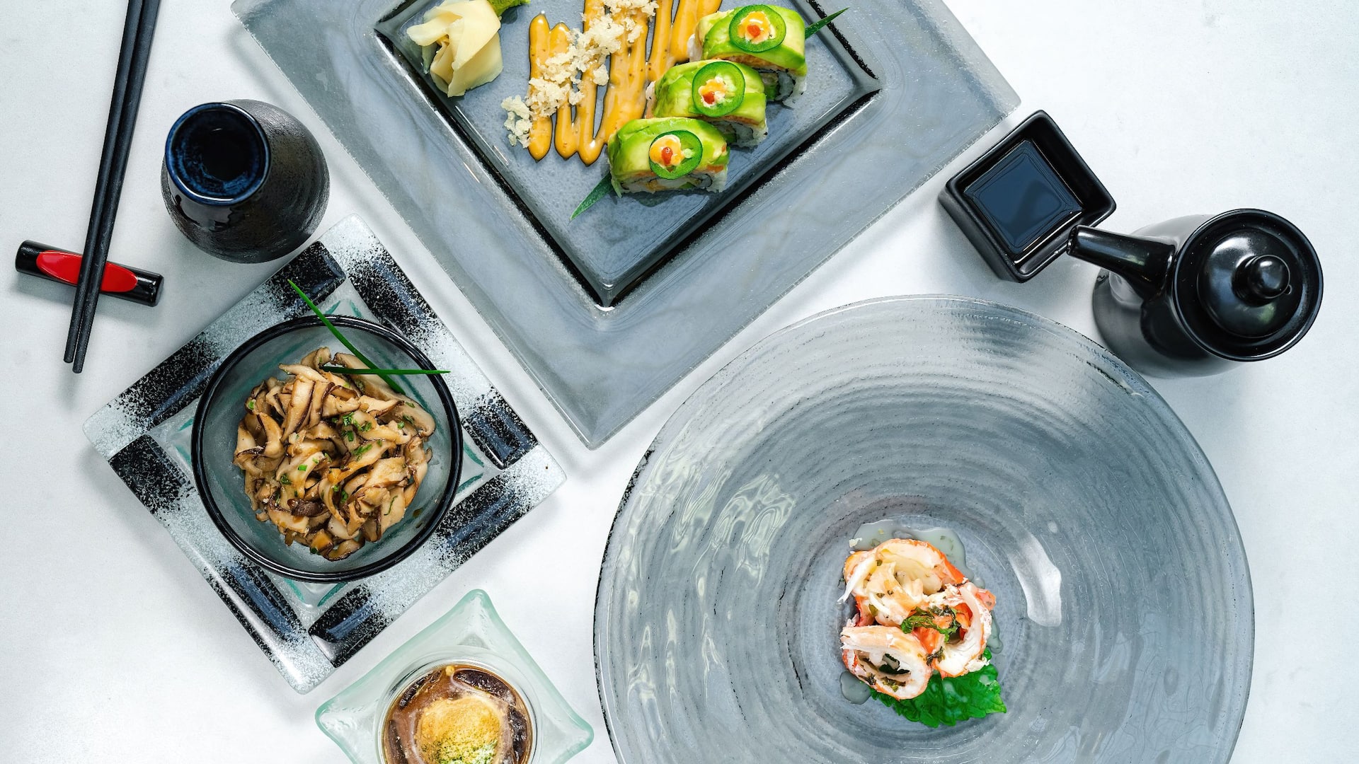 Grand Hyatt Washington Cure Bar Bistro Sushi Tasting