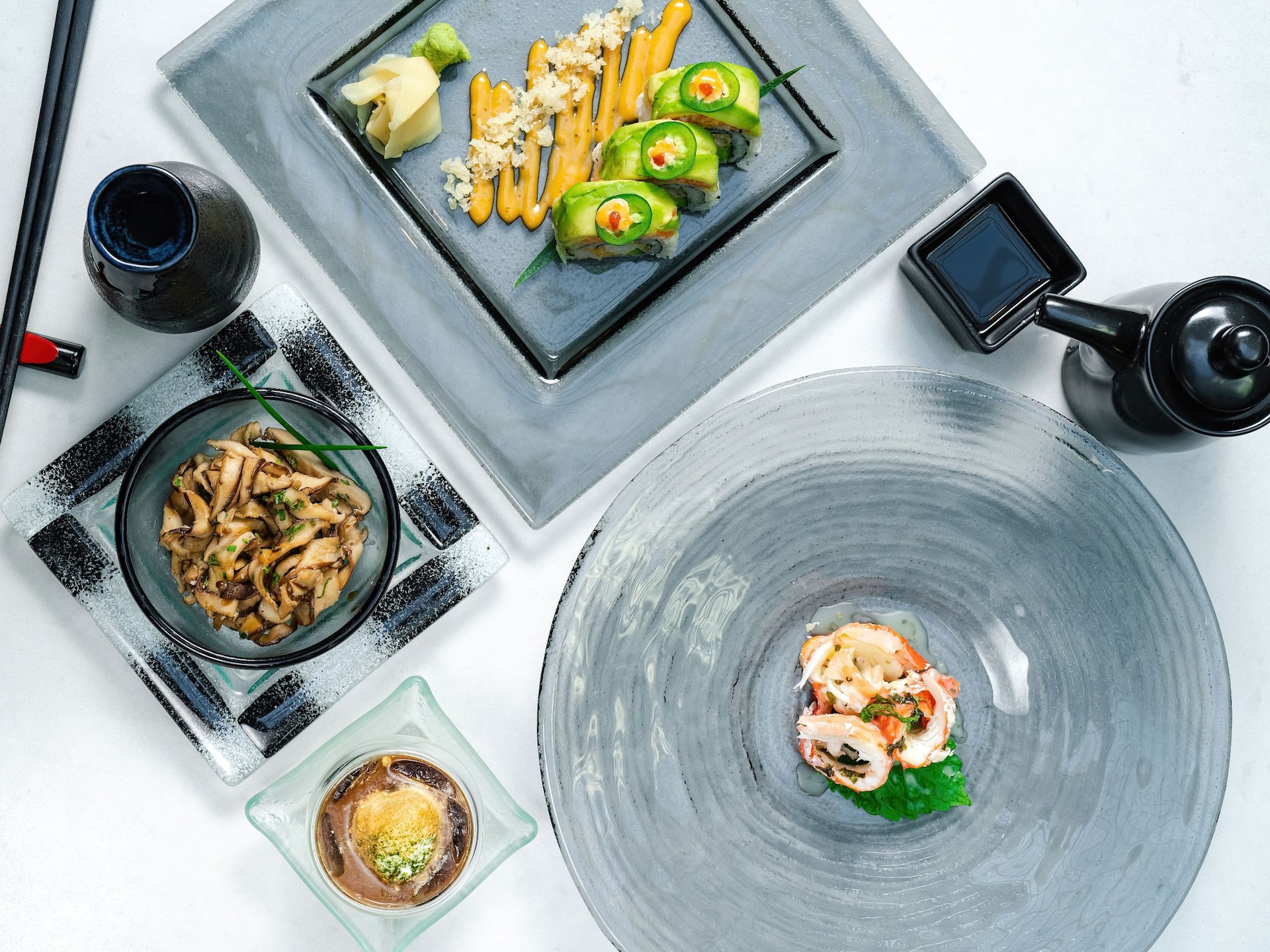 Grand Hyatt Washington Cure Bar Bistro Sushi Tasting