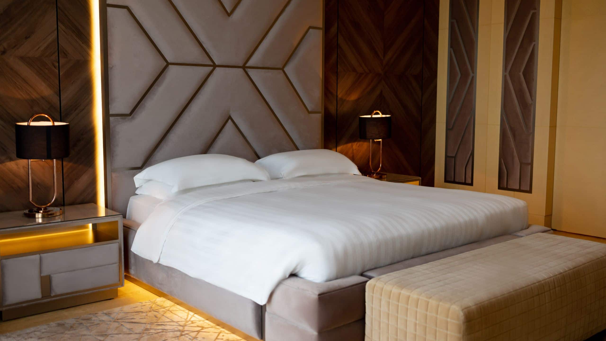 Hyatt Regency Dushanbe Presidential Suite Main Bedroom Bed