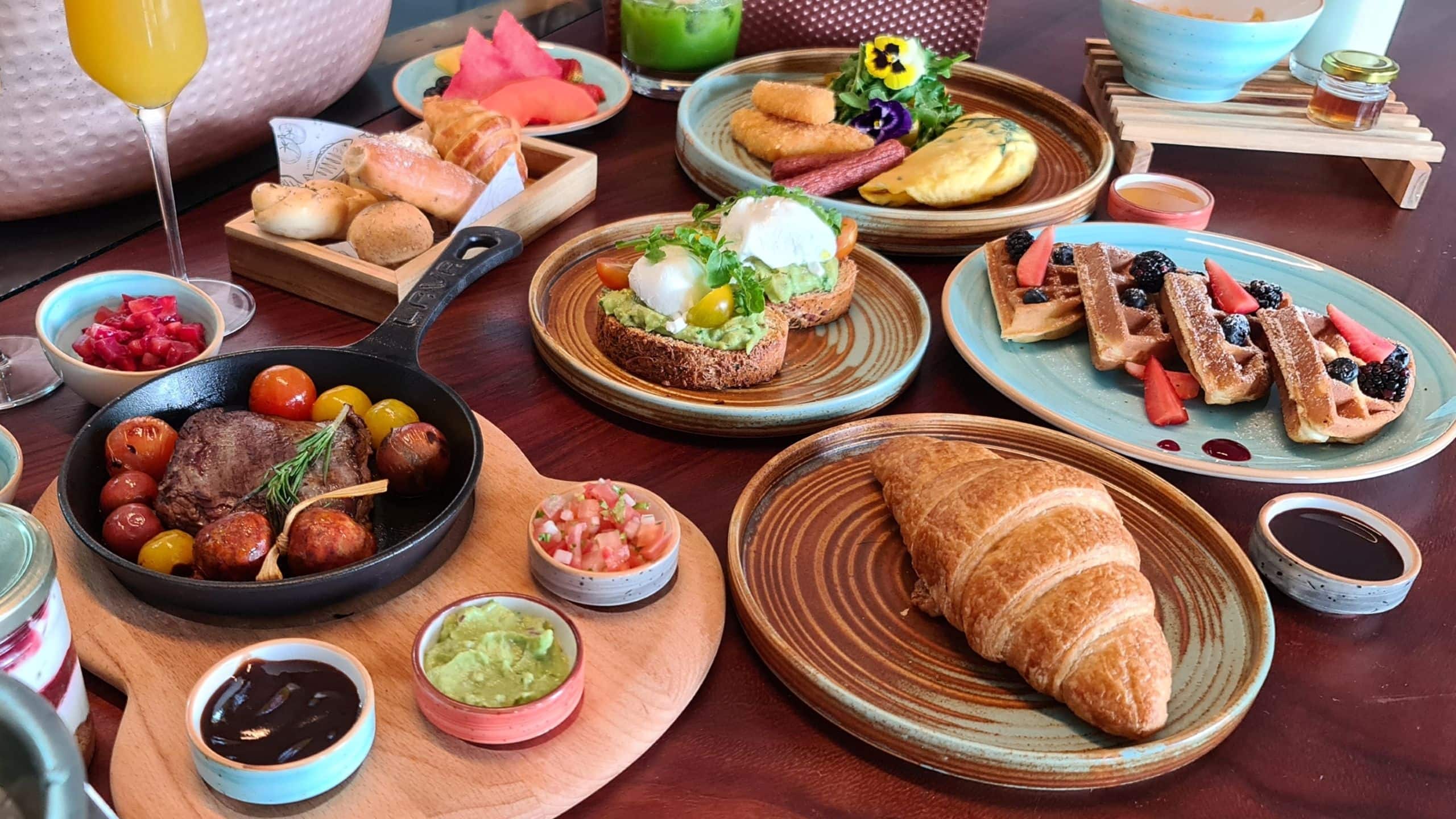 2 of 5 Hyatt Centric San Salvador Breakfast Table Set Up