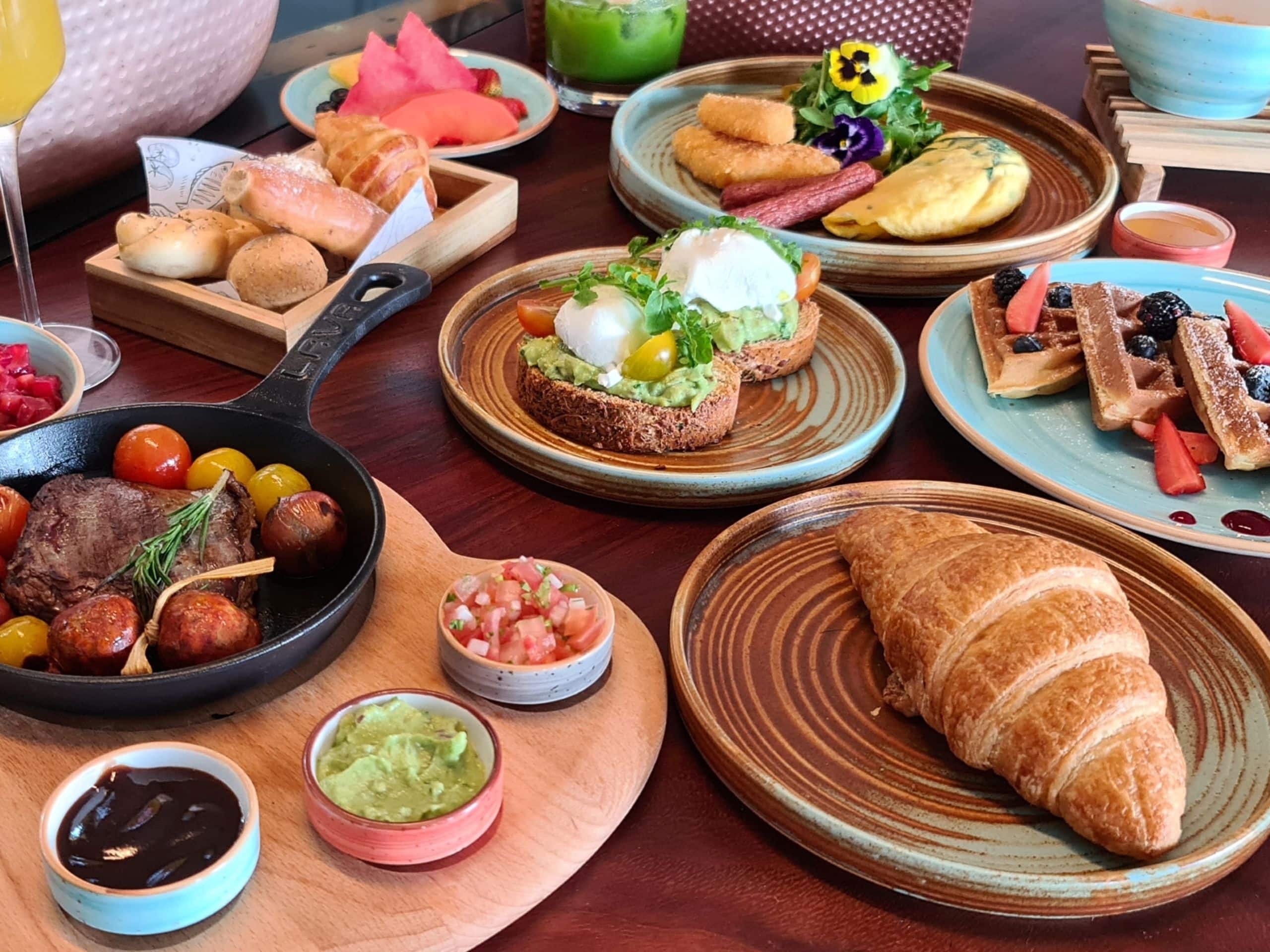 Hyatt Centric San Salvador Breakfast Table Set Up