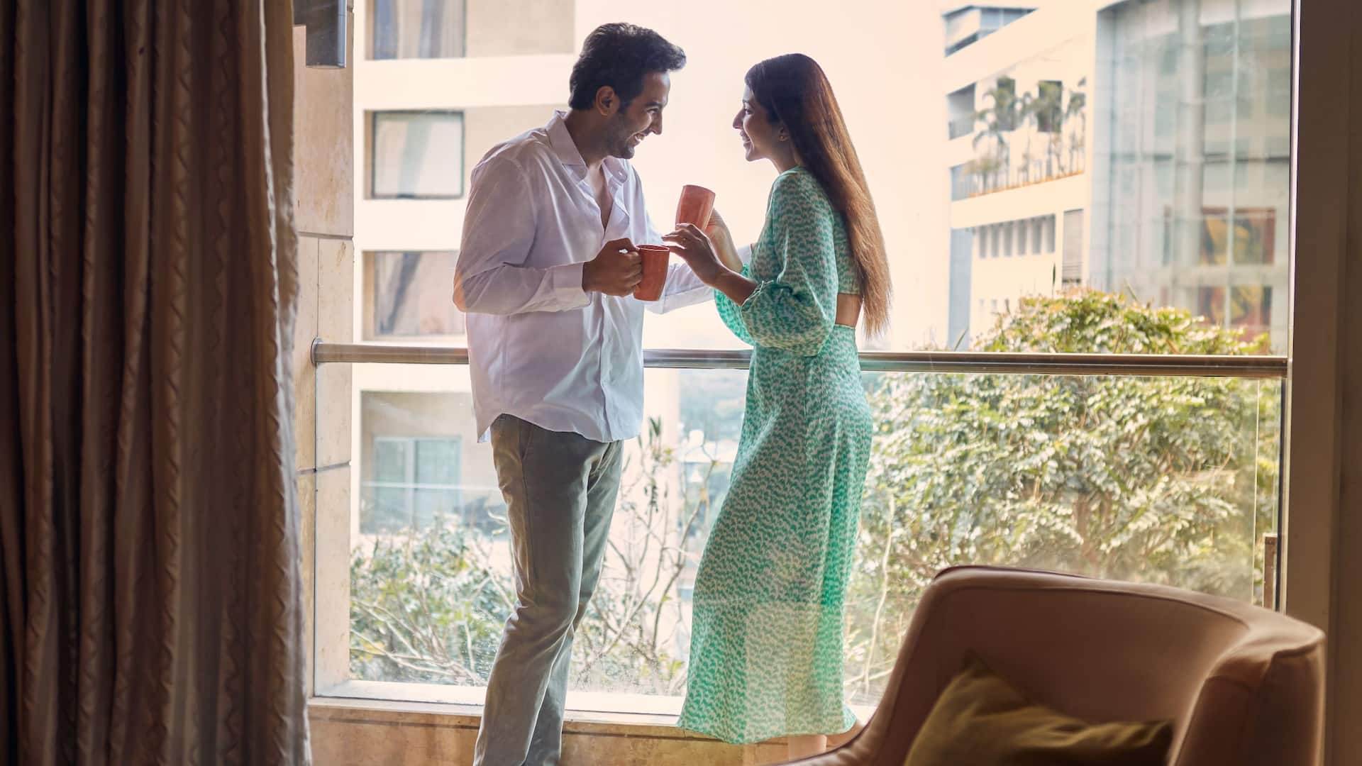 Hyatt Regency Pune & Residences Couple In Balcony