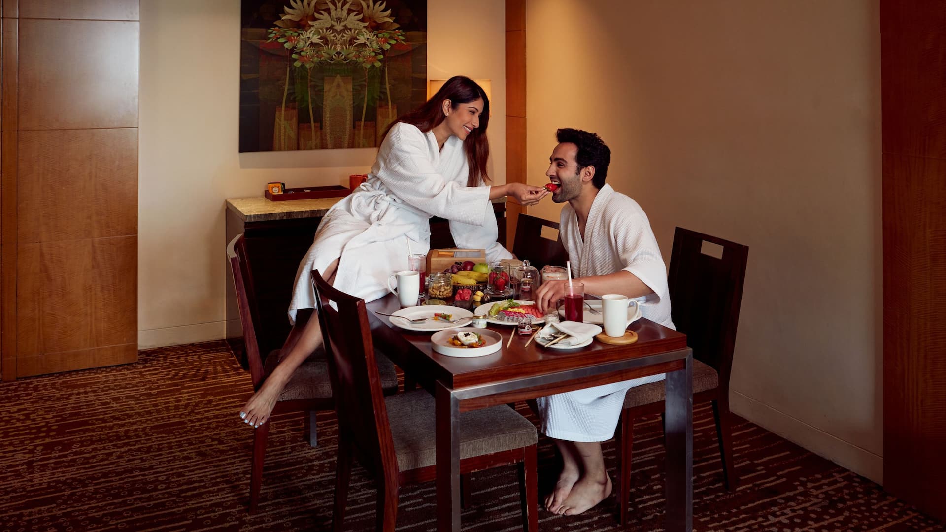 1 of 2 Hyatt Regency Pune & Residences Couple Room Service