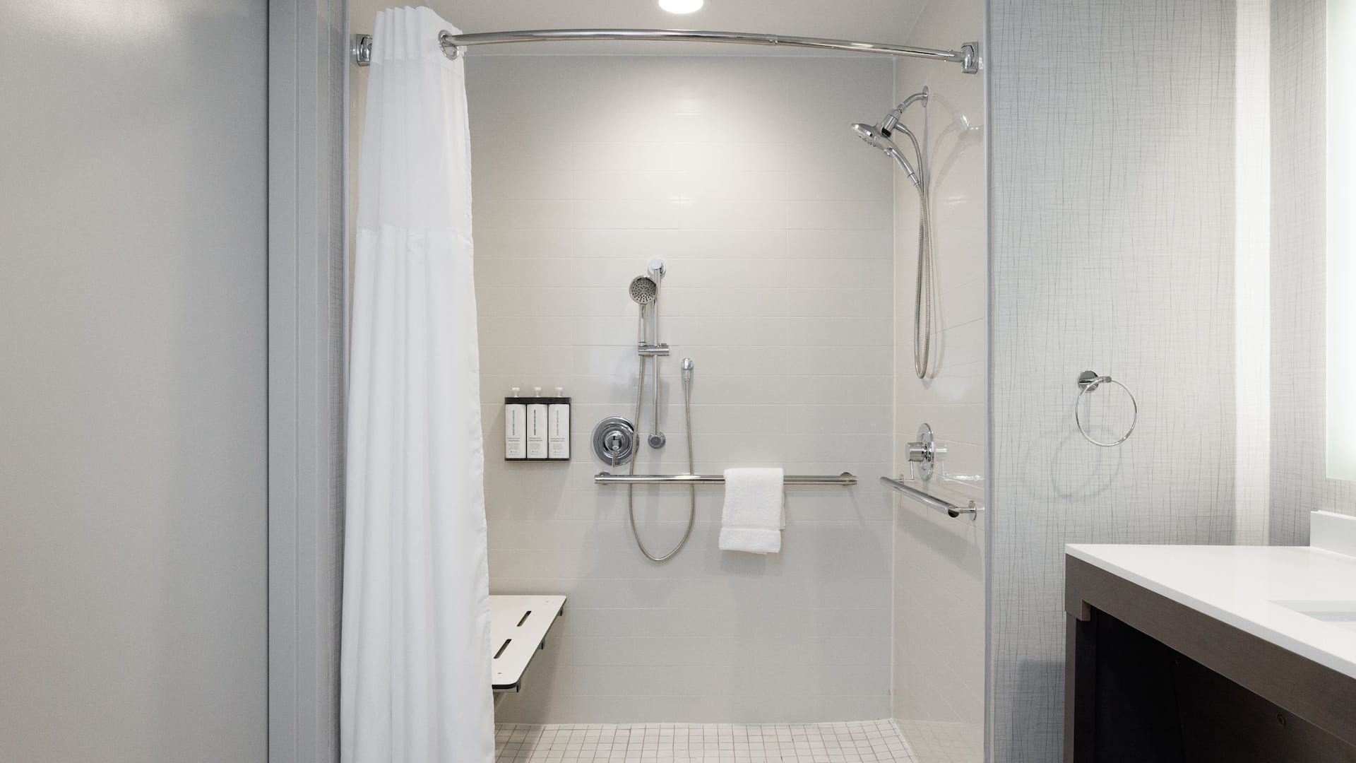 3 of 4 Hyatt Place San Carlos Roll In Shower View