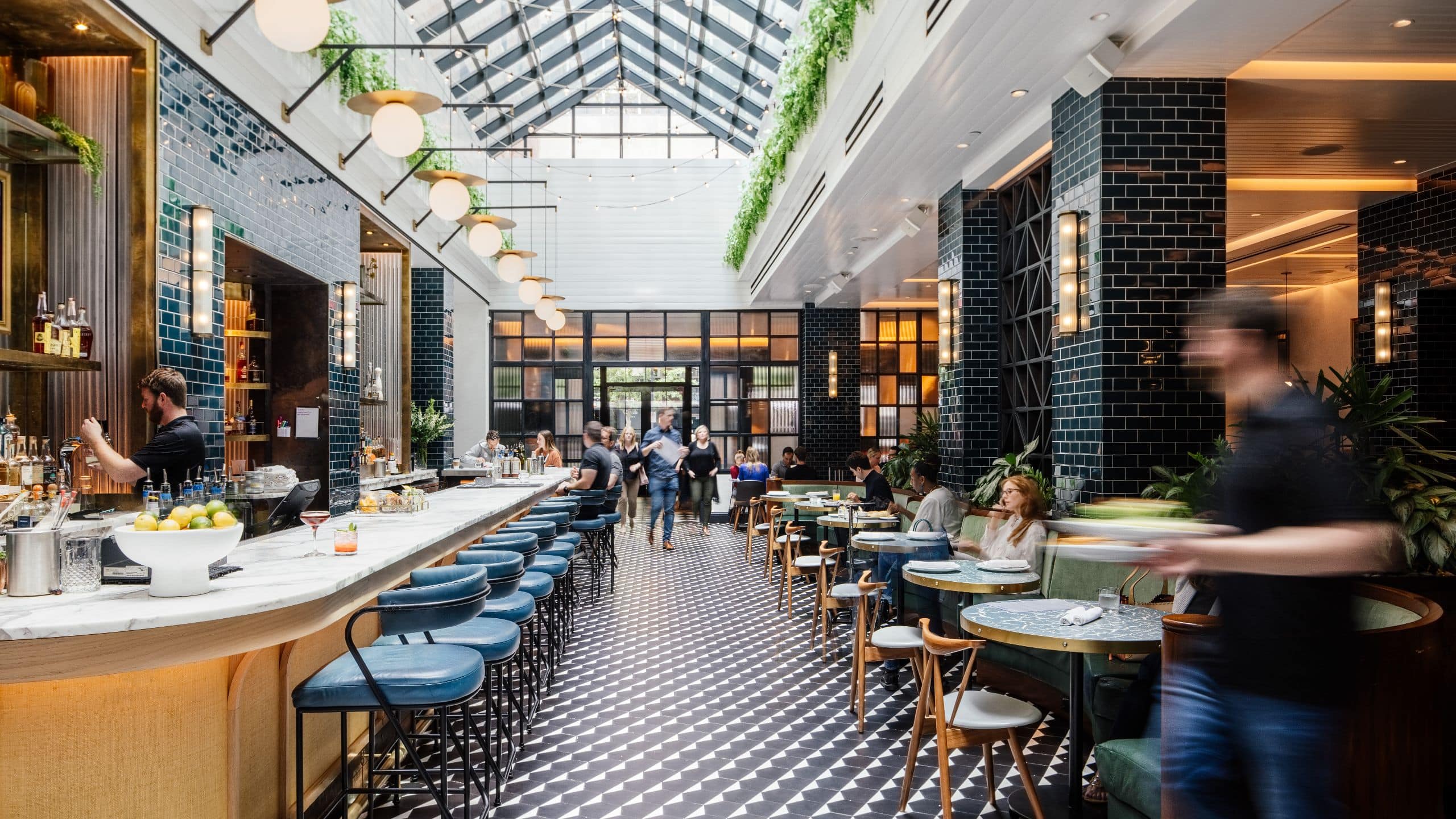 Dream Nashville Stateside Kitchen Atrium Walkway