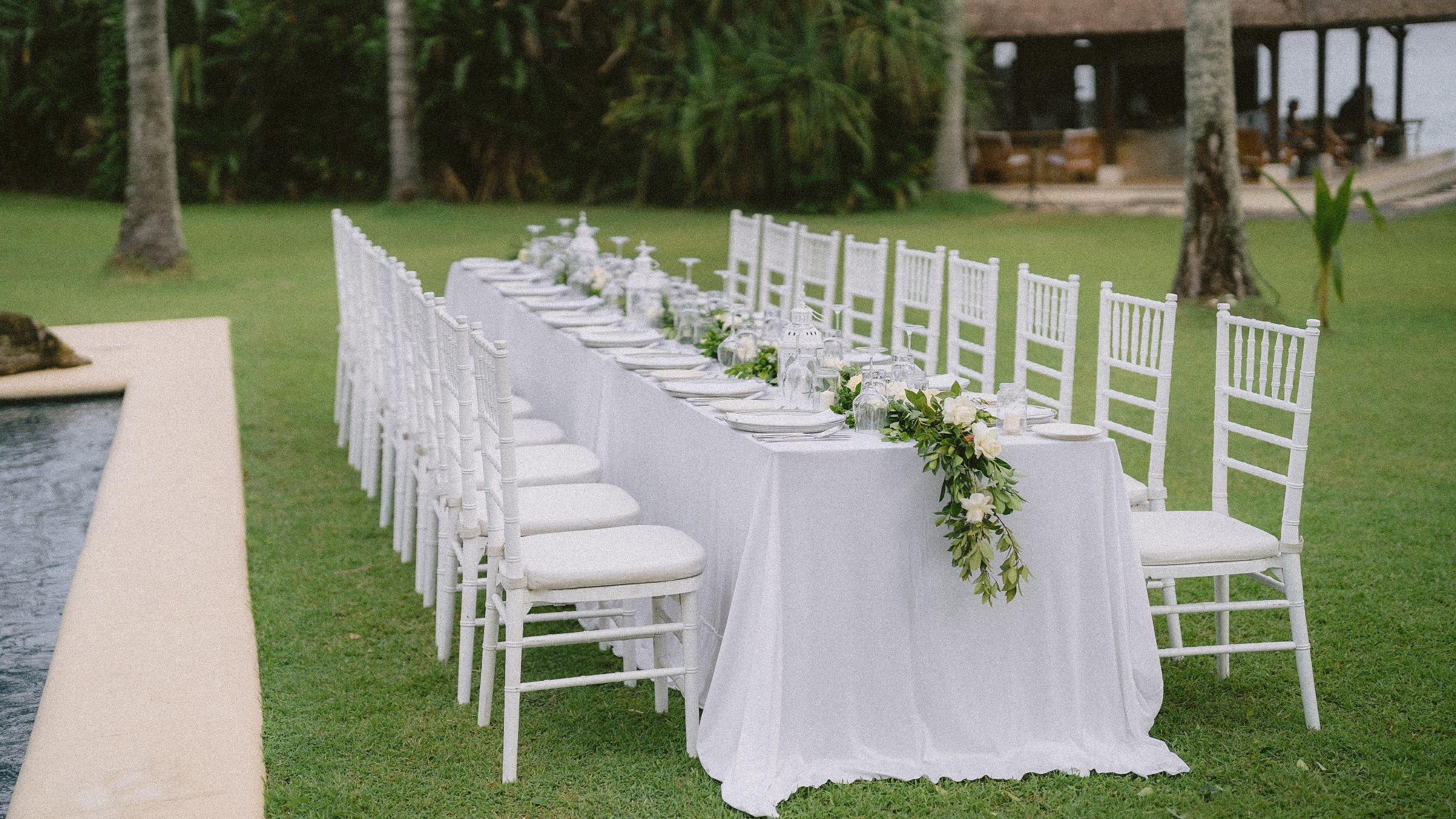 Alila Manggis Wedding Table Setting Close