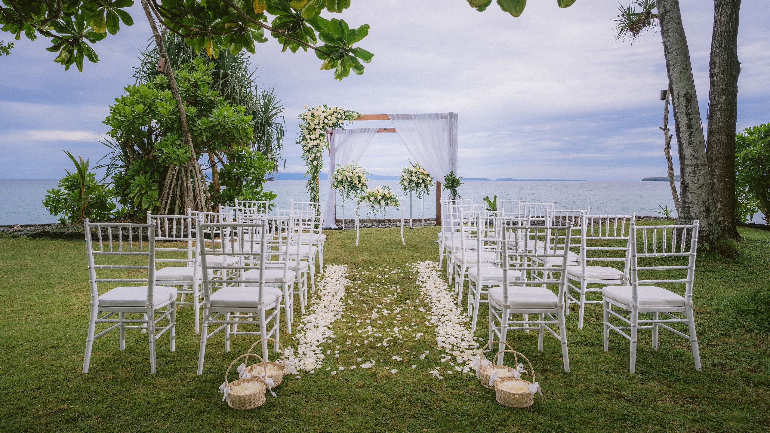 Alila Manggis Wedding Ceremony Square Wide Angle