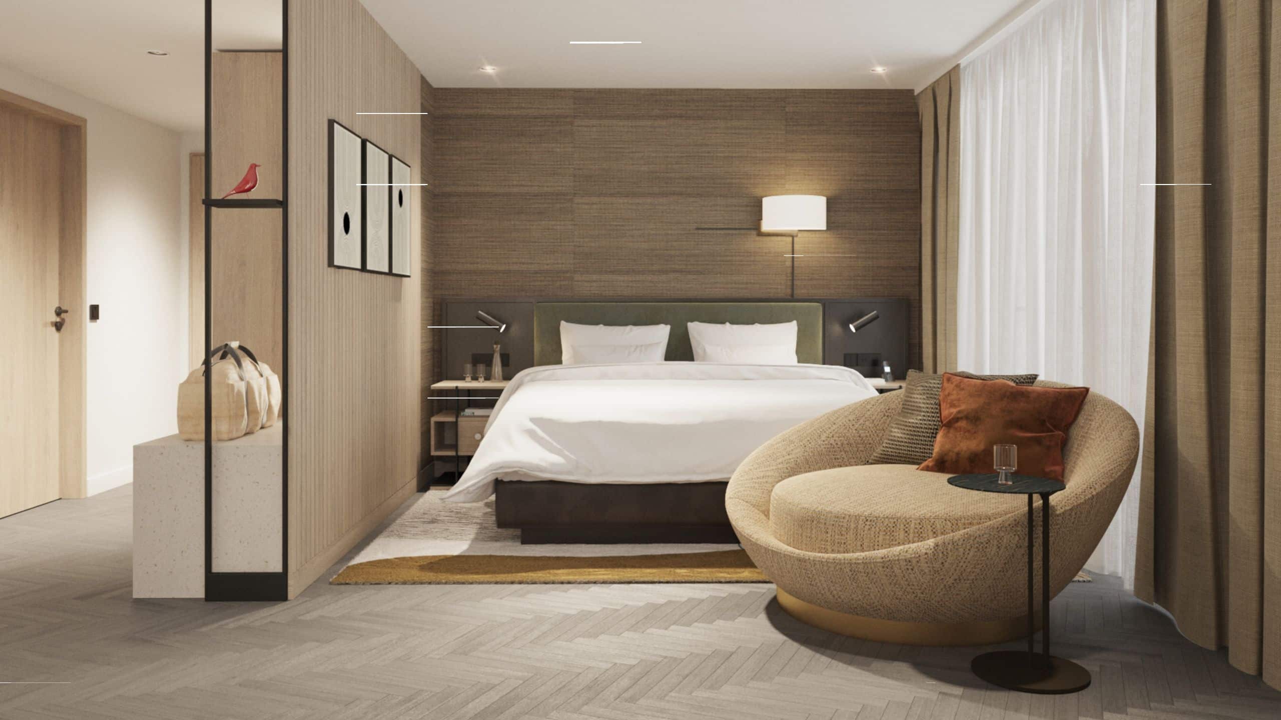 フランクフルトのザクセンハウゼンの5つ星ホテル | ケネディ89