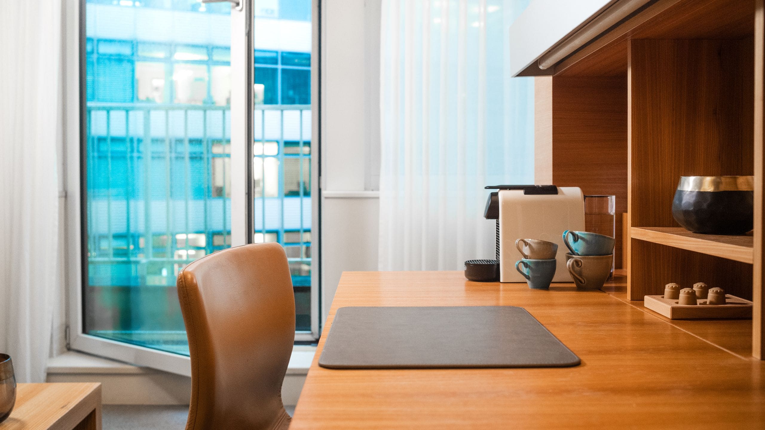 2 of 4 Lindner Hotel Am Ku'Damm One King Bed with Balcony Deluxe Desk