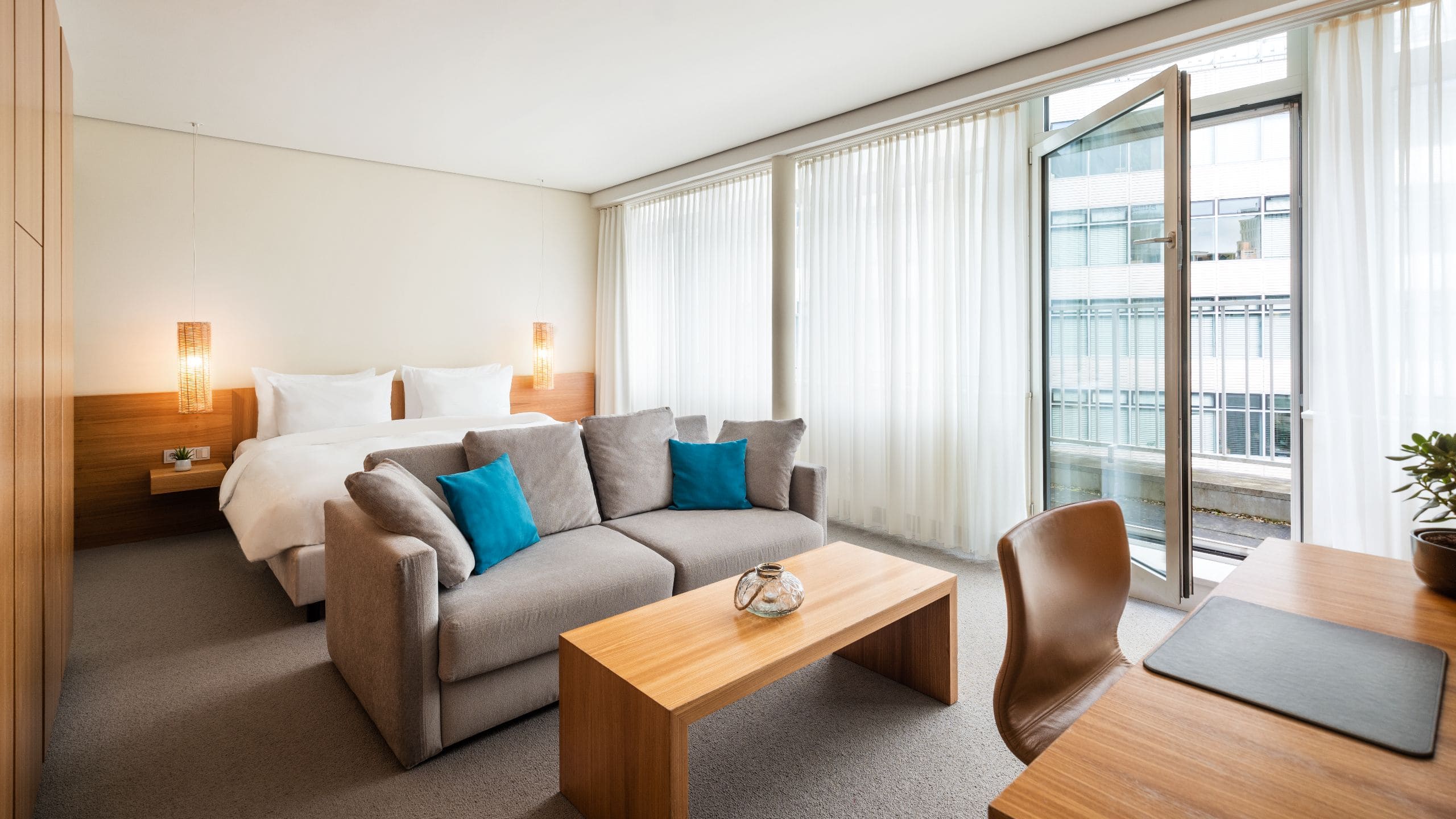 1 of 4 Lindner Hotel Am Ku'Damm One King Bed with Balcony Deluxe Overview