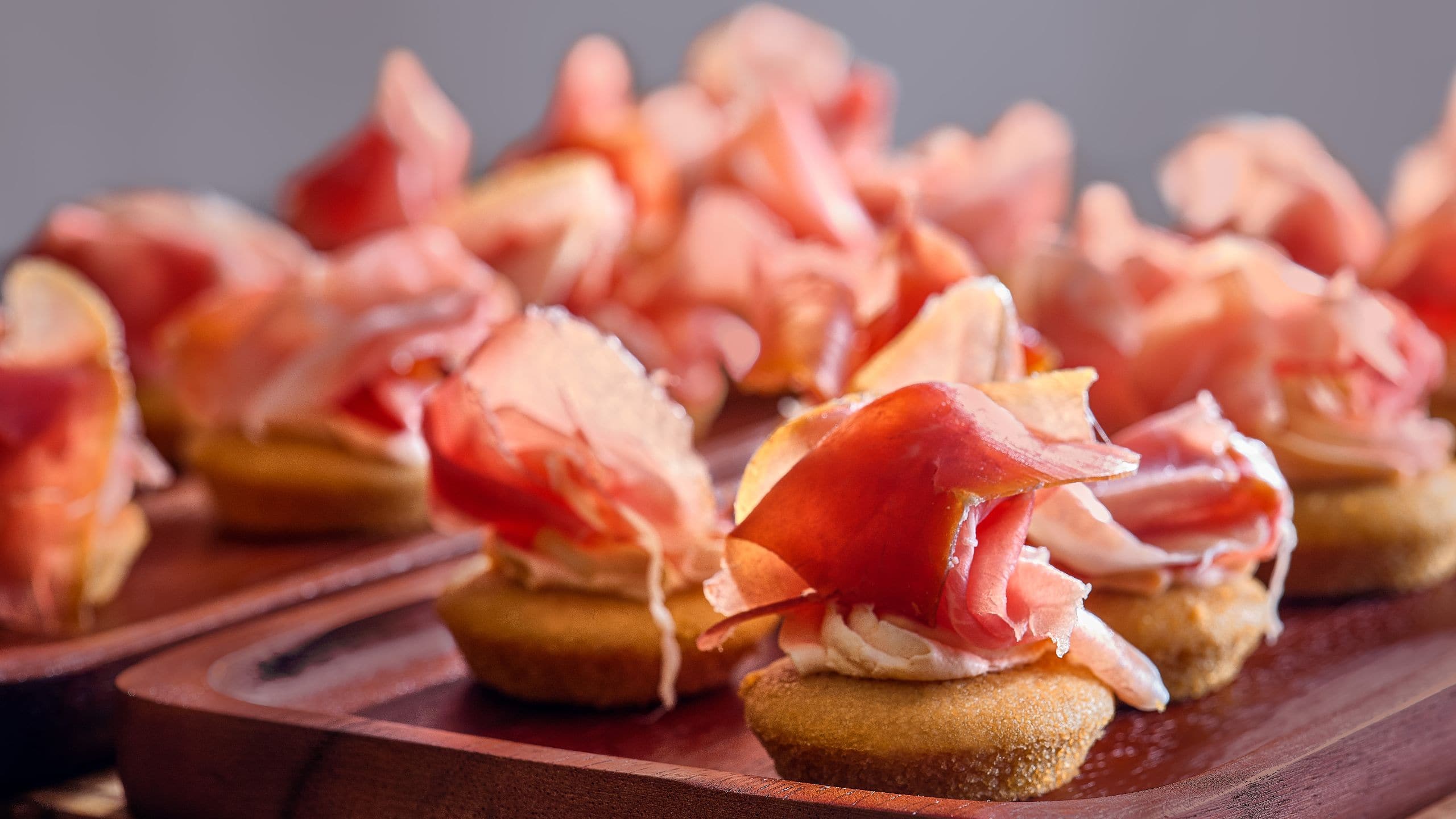 Global Serano Ham Canape Detail